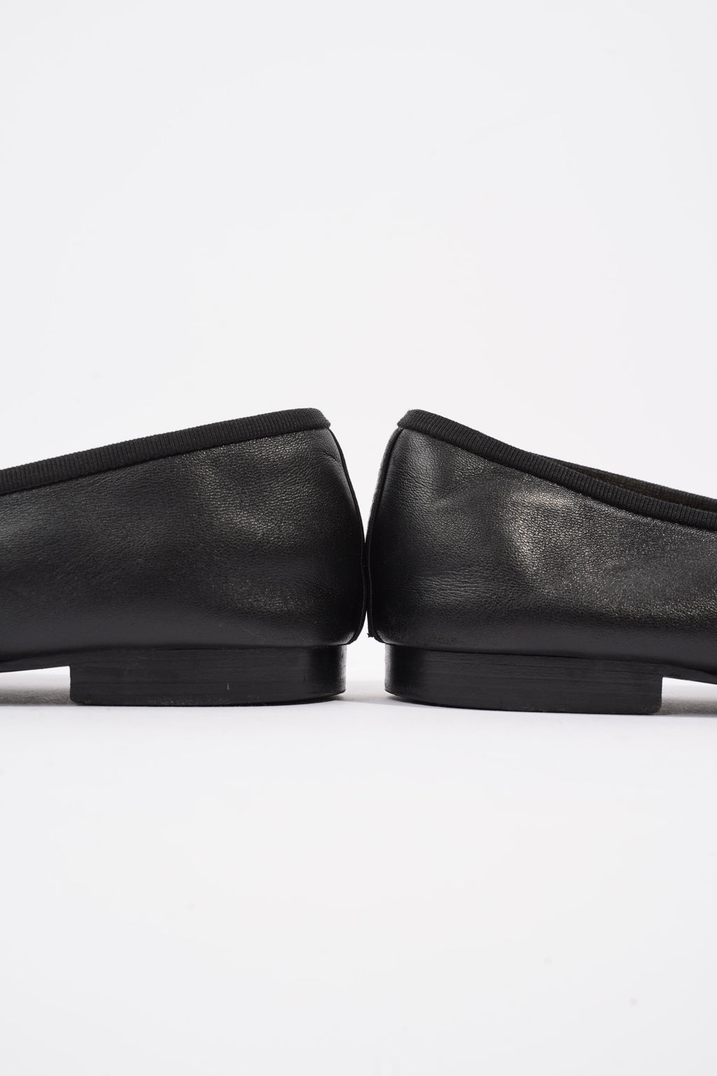 Chanel Ballet Pump Black Leather EU 41.5 UK 8.5