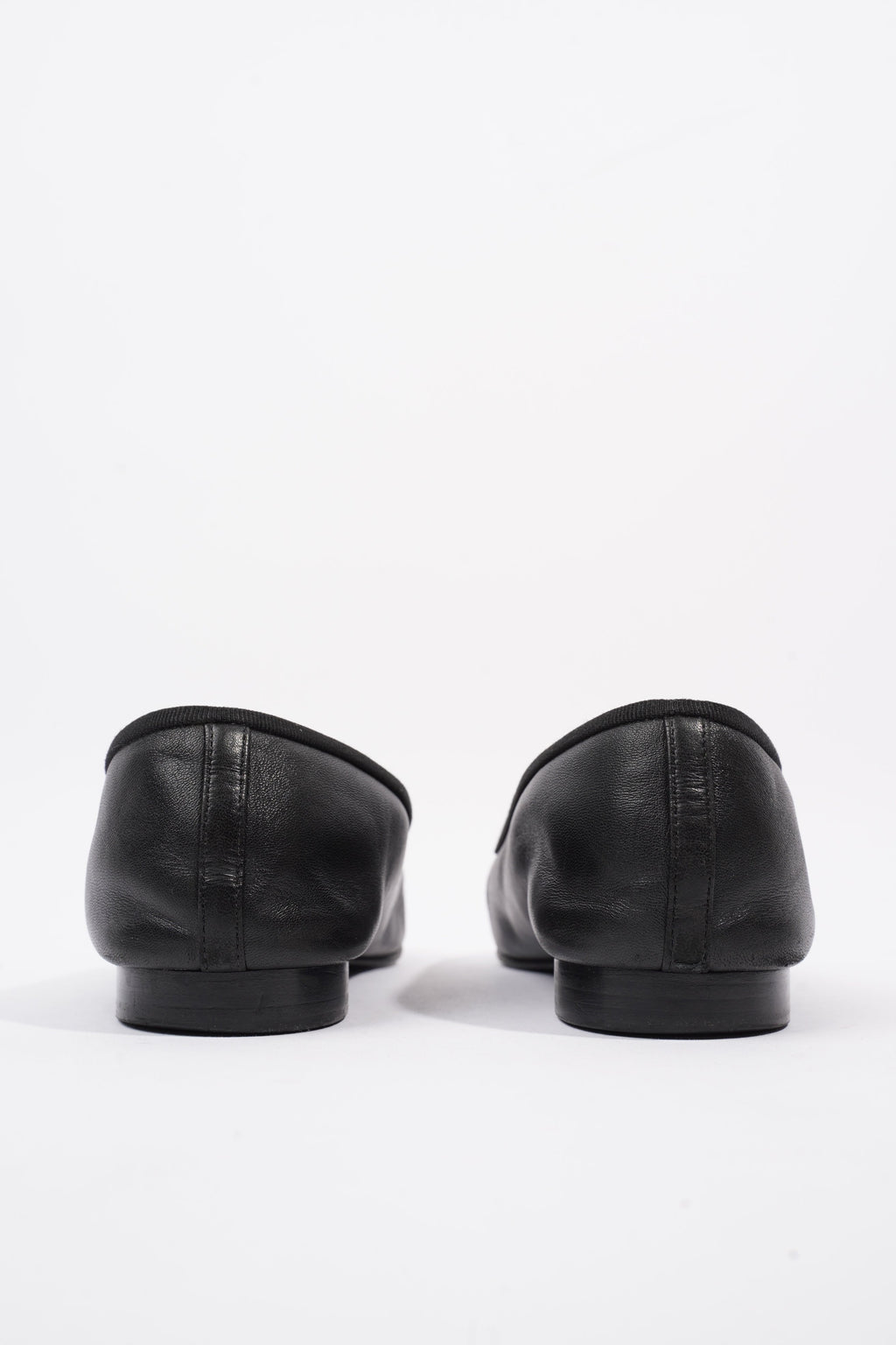 Chanel Ballet Pump Black Leather EU 41.5 UK 8.5