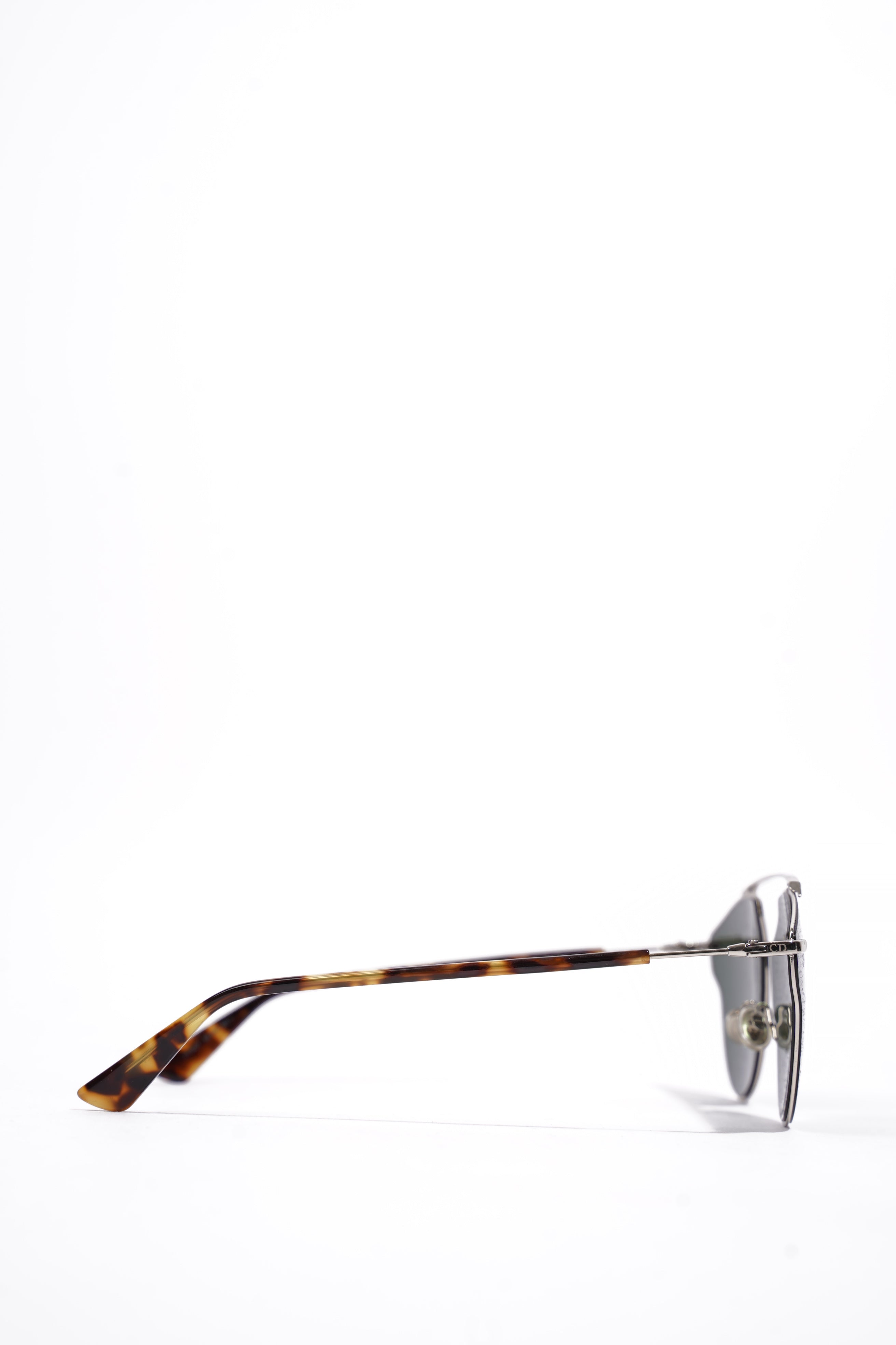 Christian Dior 3&GQT Sunglasses Leopard Print / Silver Base Metal 145mm