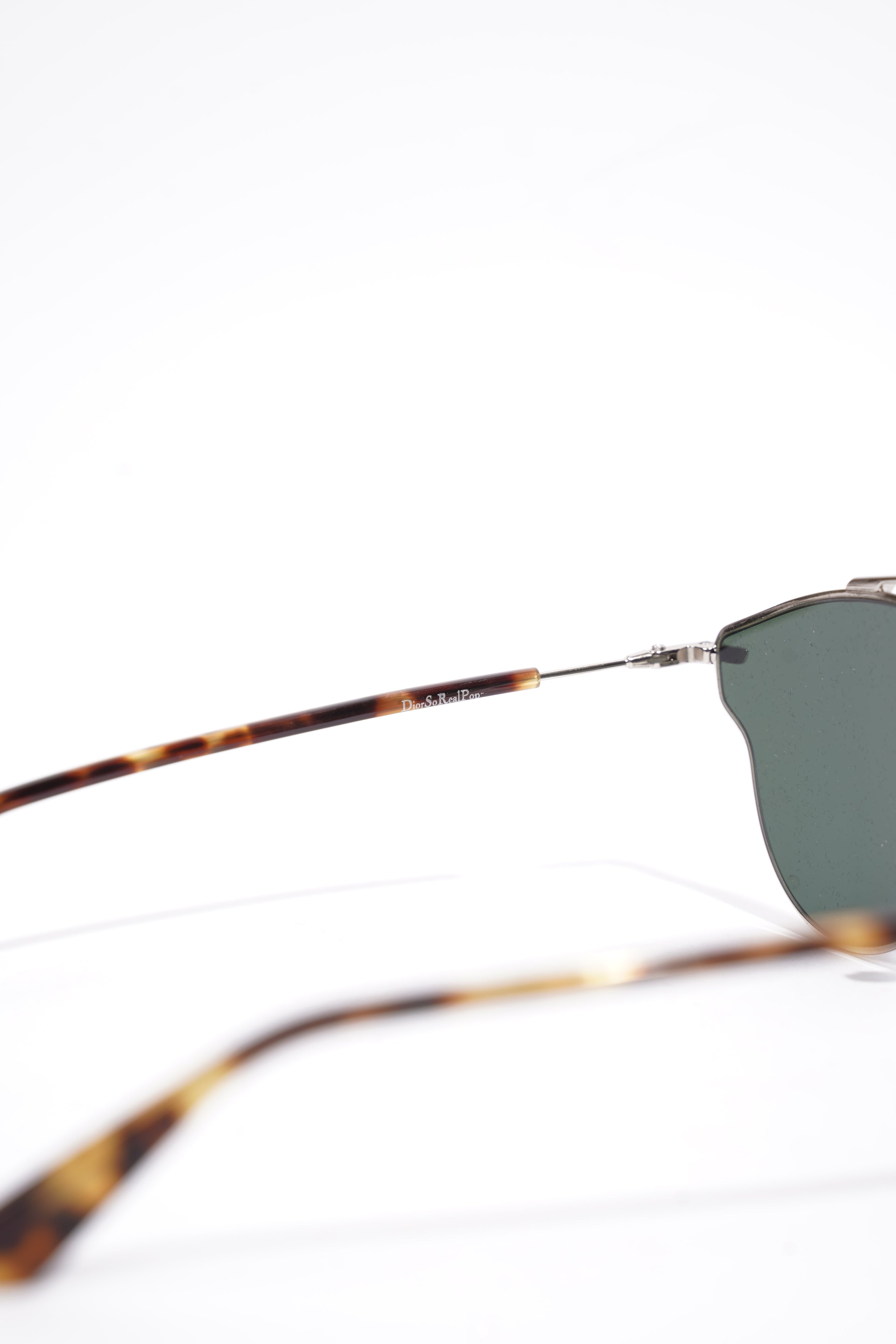 Christian Dior 3&GQT Sunglasses Leopard Print / Silver Base Metal 145mm