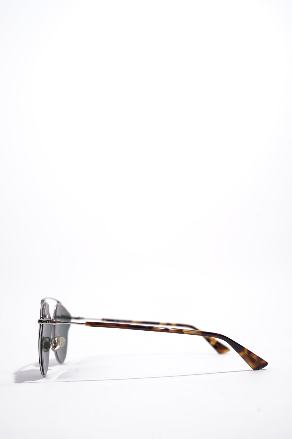 Christian Dior 3&GQT Sunglasses Leopard Print / Silver Base Metal 145mm