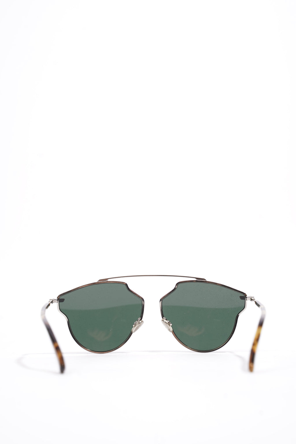 Christian Dior 3&GQT Sunglasses Leopard Print / Silver Base Metal 145mm
