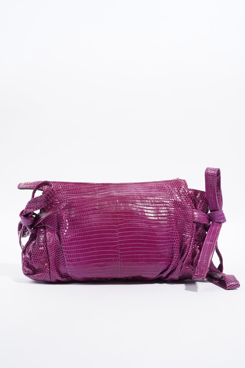 Gucci Hysteria Clutch Bag Purple Lizard