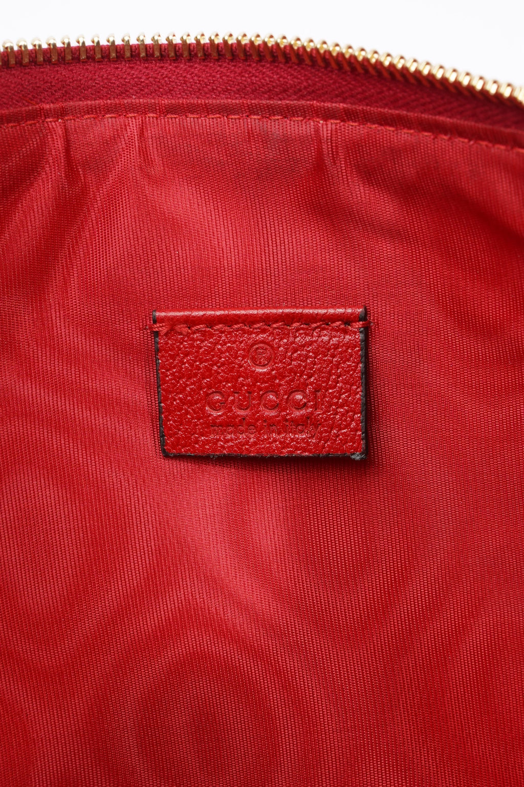 Gucci Clutch Red / White / Blue Canvas