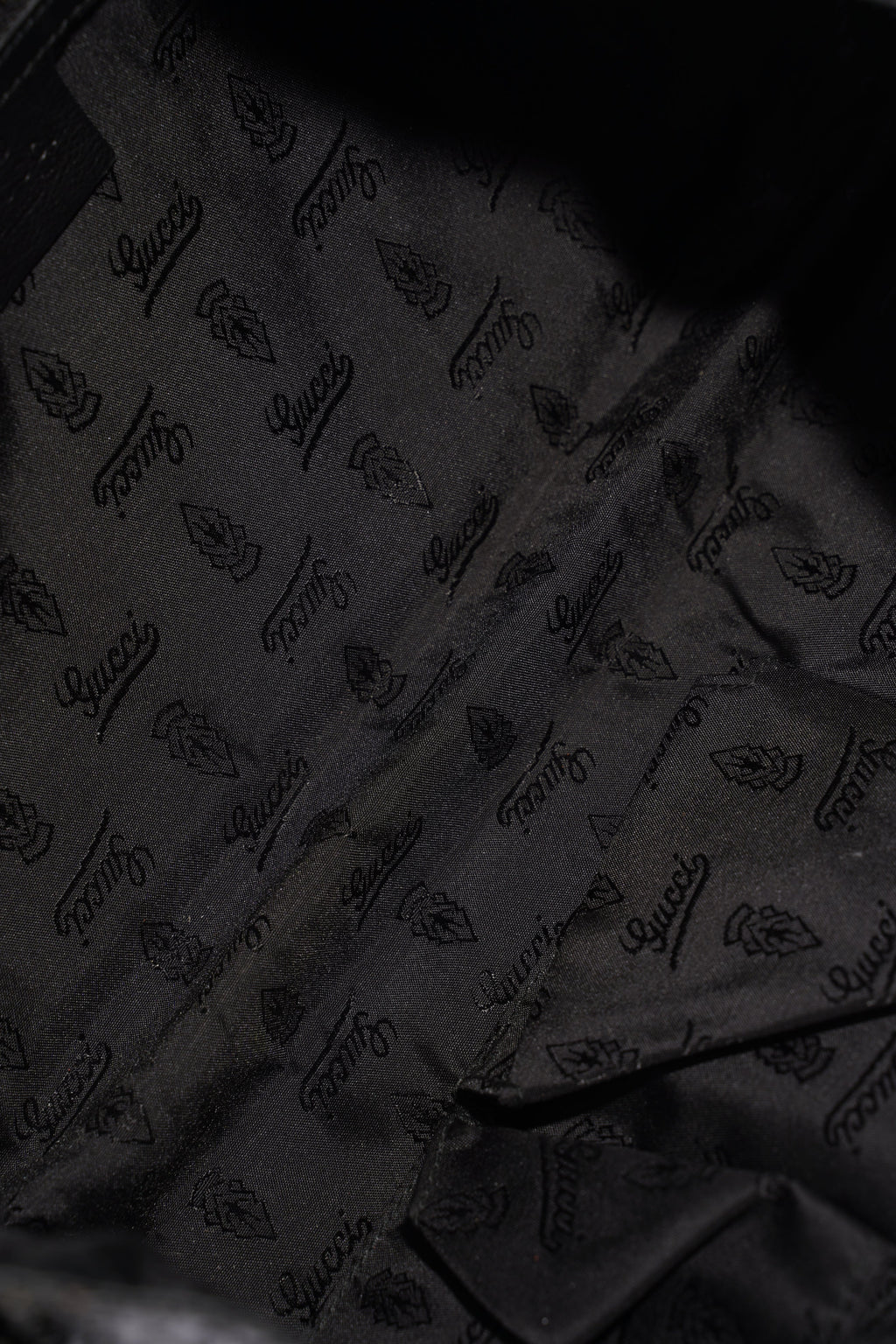 Gucci Hysteria Clutch Bag Black Python