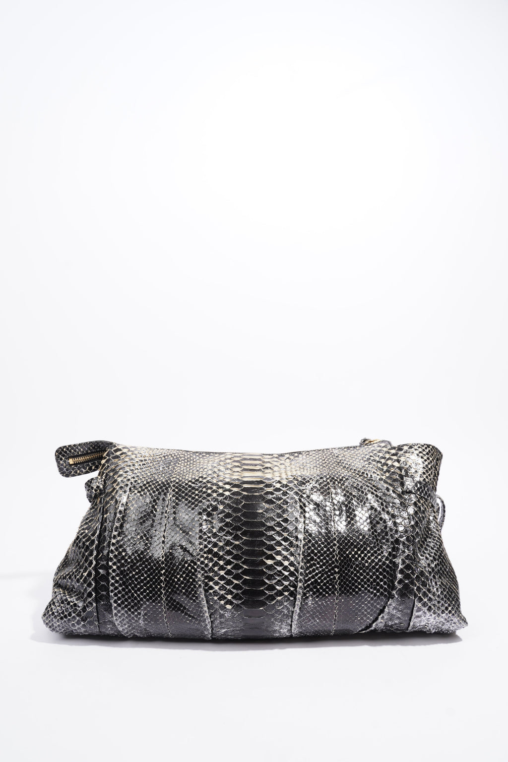 Gucci Hysteria Clutch Bag Black Python