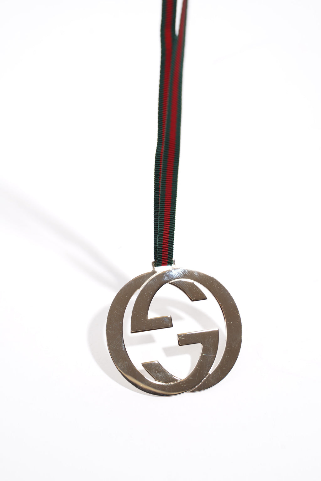Gucci GG Bag Charm Silver Base Metal
