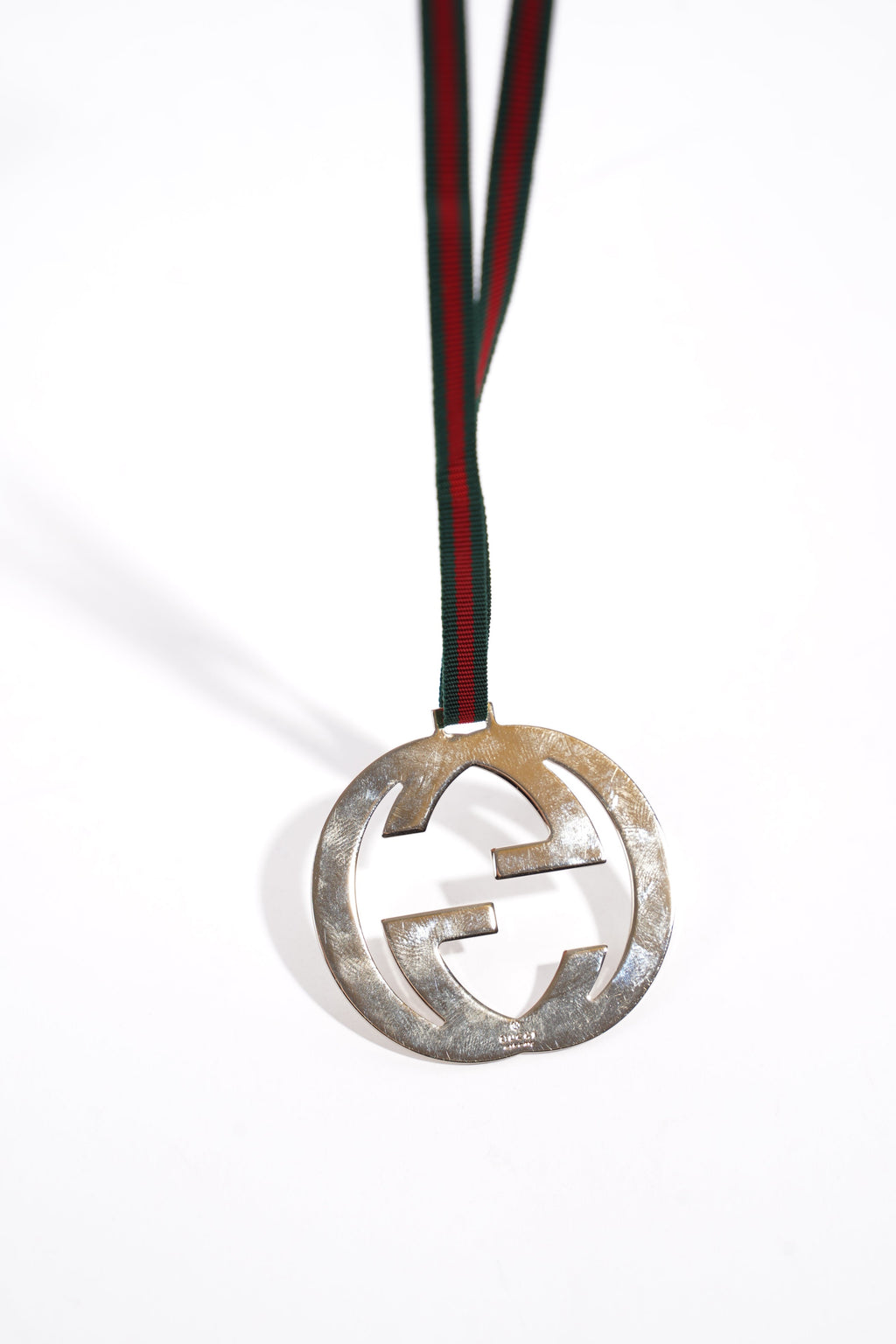Gucci GG Bag Charm Silver Base Metal