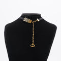 Christian Dior Choker Black Fabric