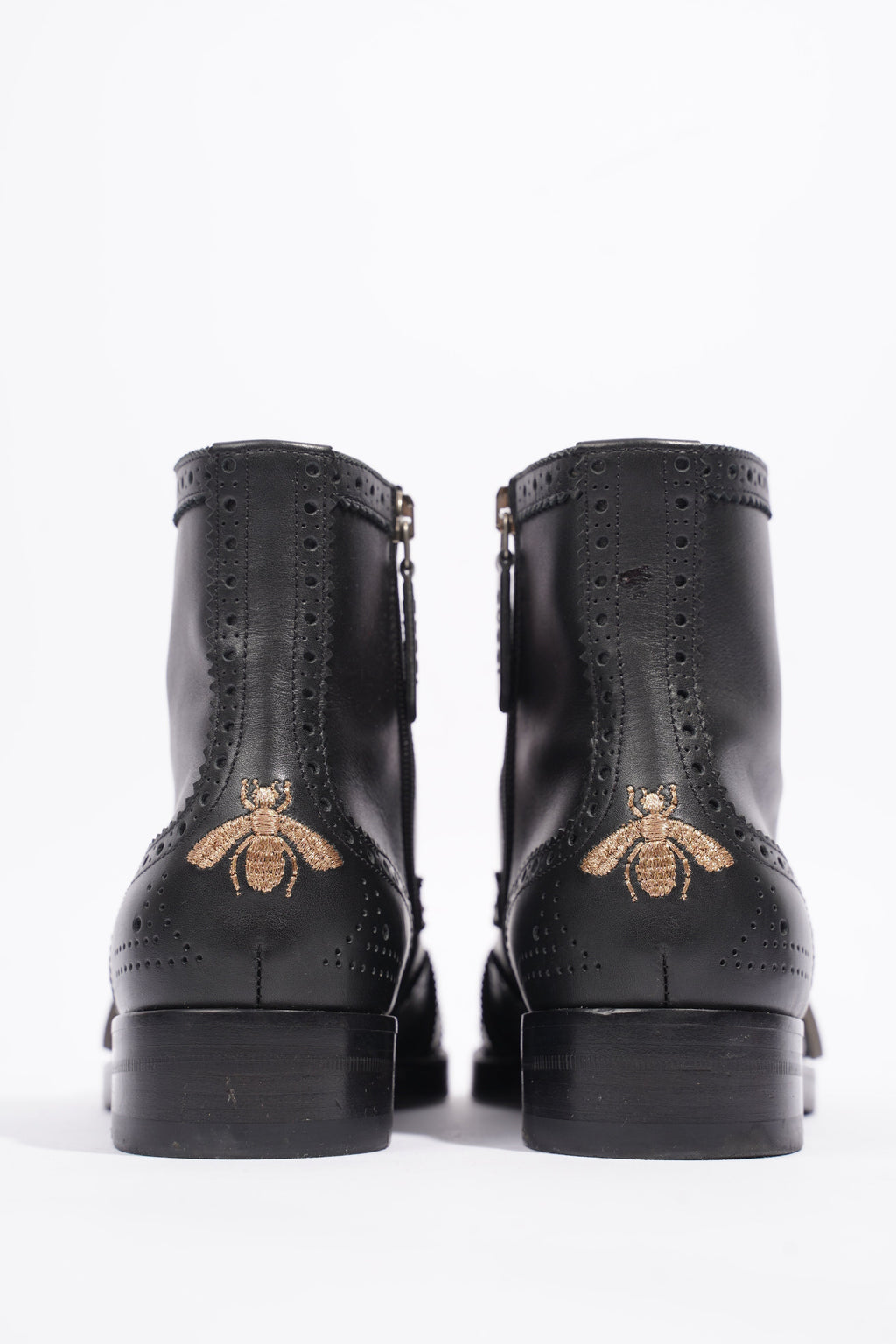 Gucci Queercore Ankle Boots Black Leather EU 36 UK 3