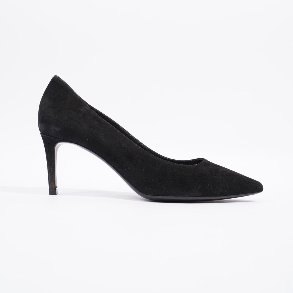 Saint Laurent Pump 60 Black Suede EU 38 UK 5