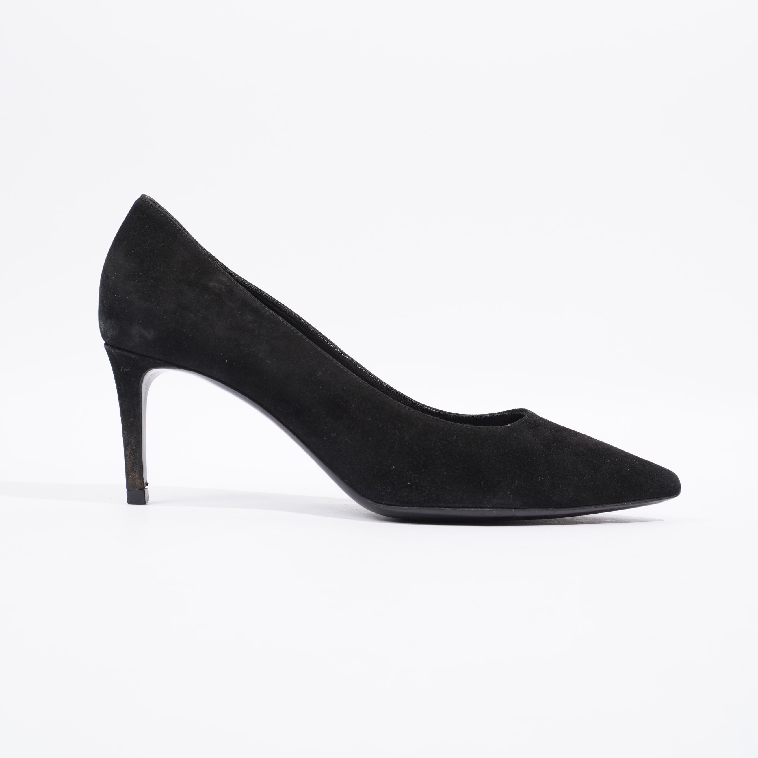 Saint Laurent Pump 60 Black Suede EU 38 UK 5
