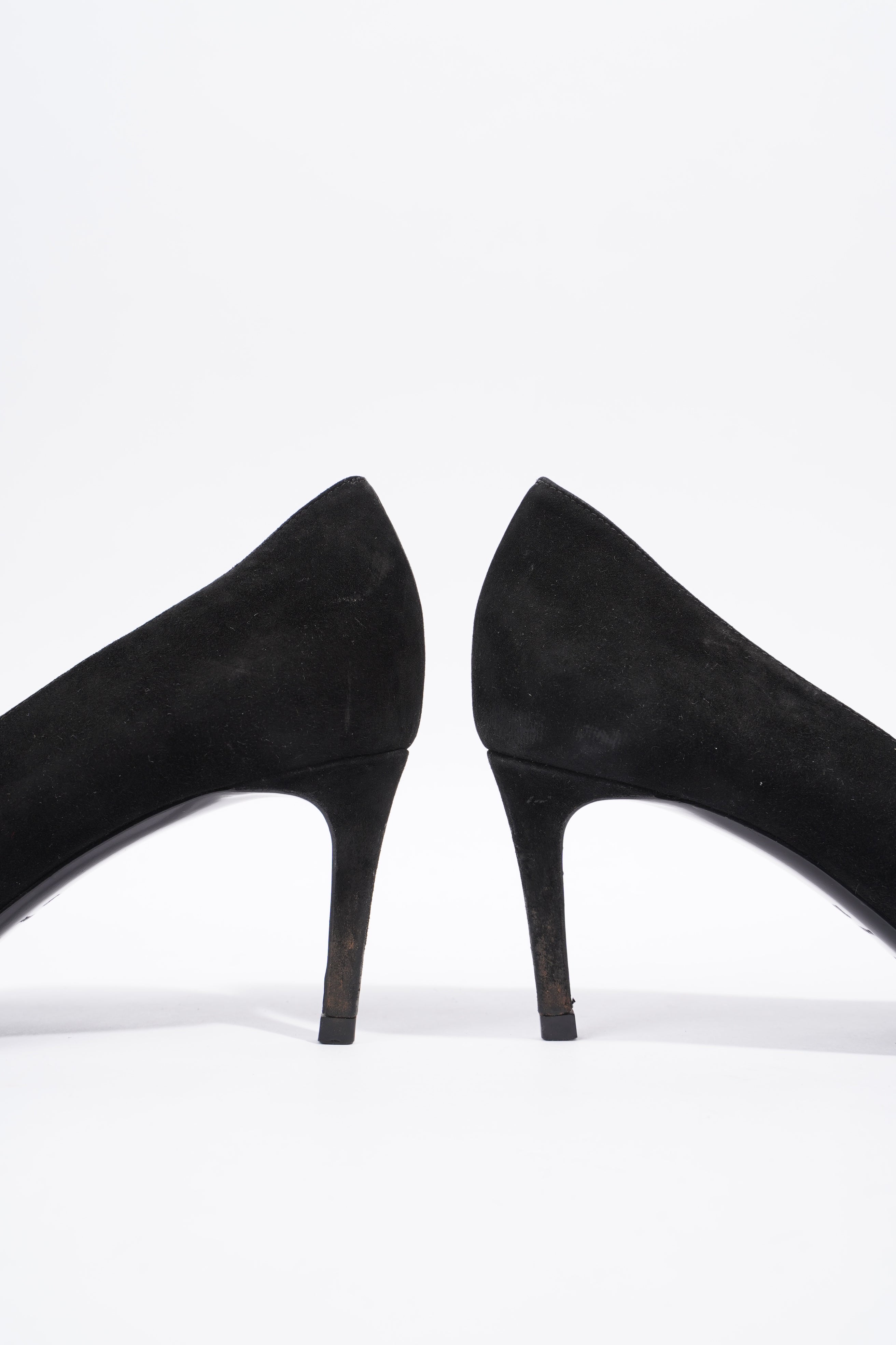 Saint Laurent Pump 60 Black Suede EU 38 UK 5