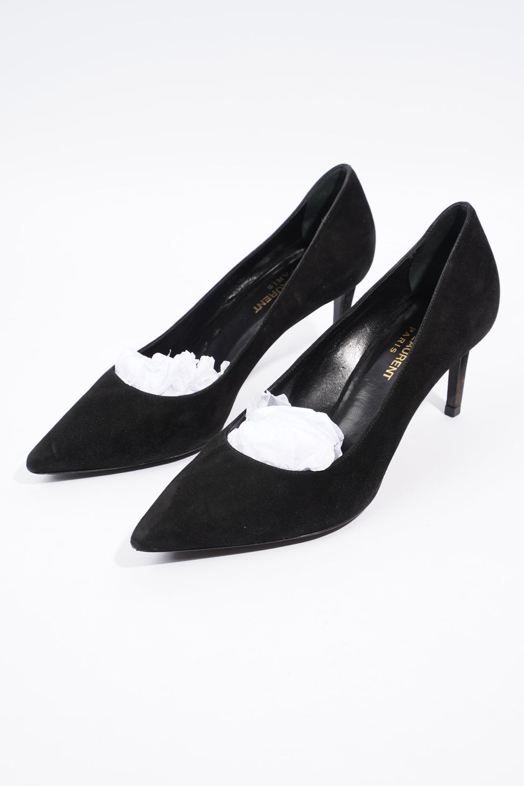 Saint Laurent Pump 60 Black Suede EU 38 UK 5