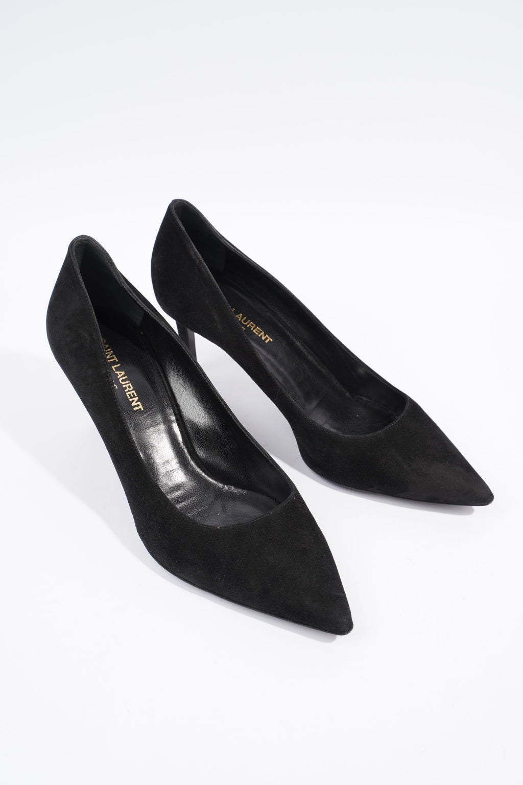 Saint Laurent Pump 60 Black Suede EU 38 UK 5
