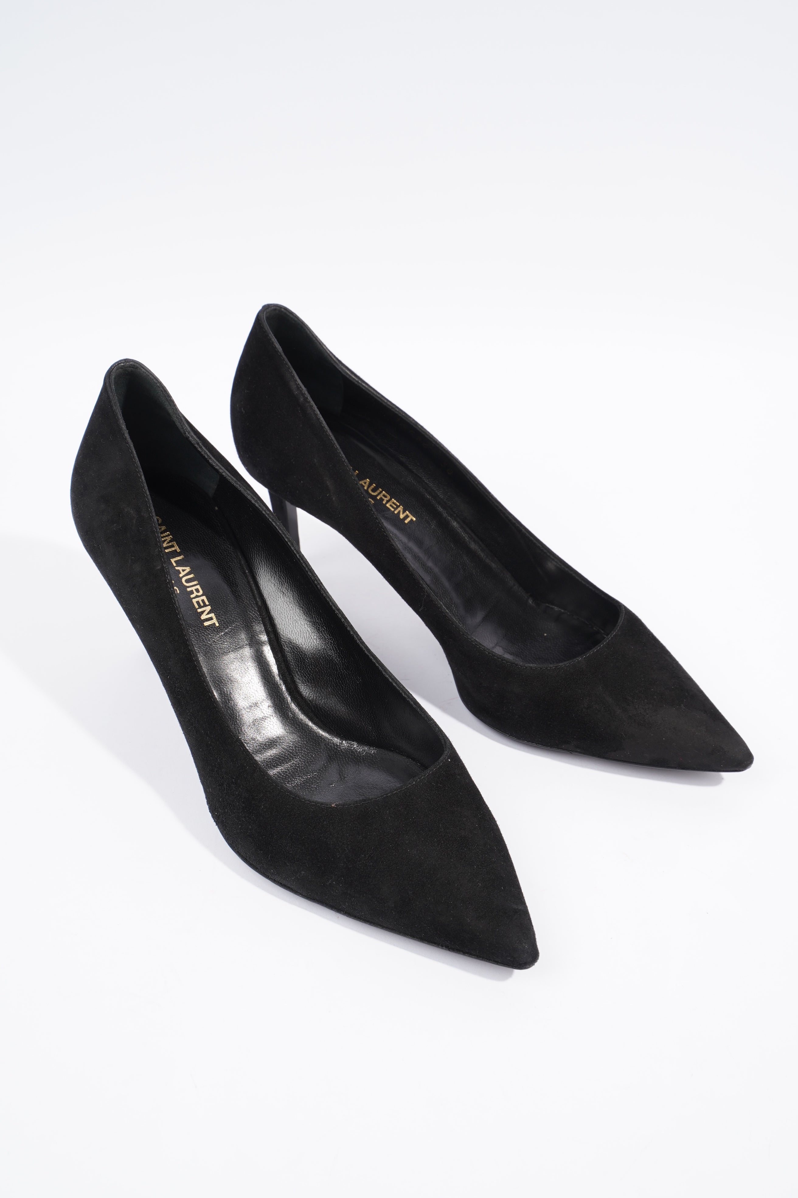 Saint Laurent Pump 60 Black Suede EU 38 UK 5