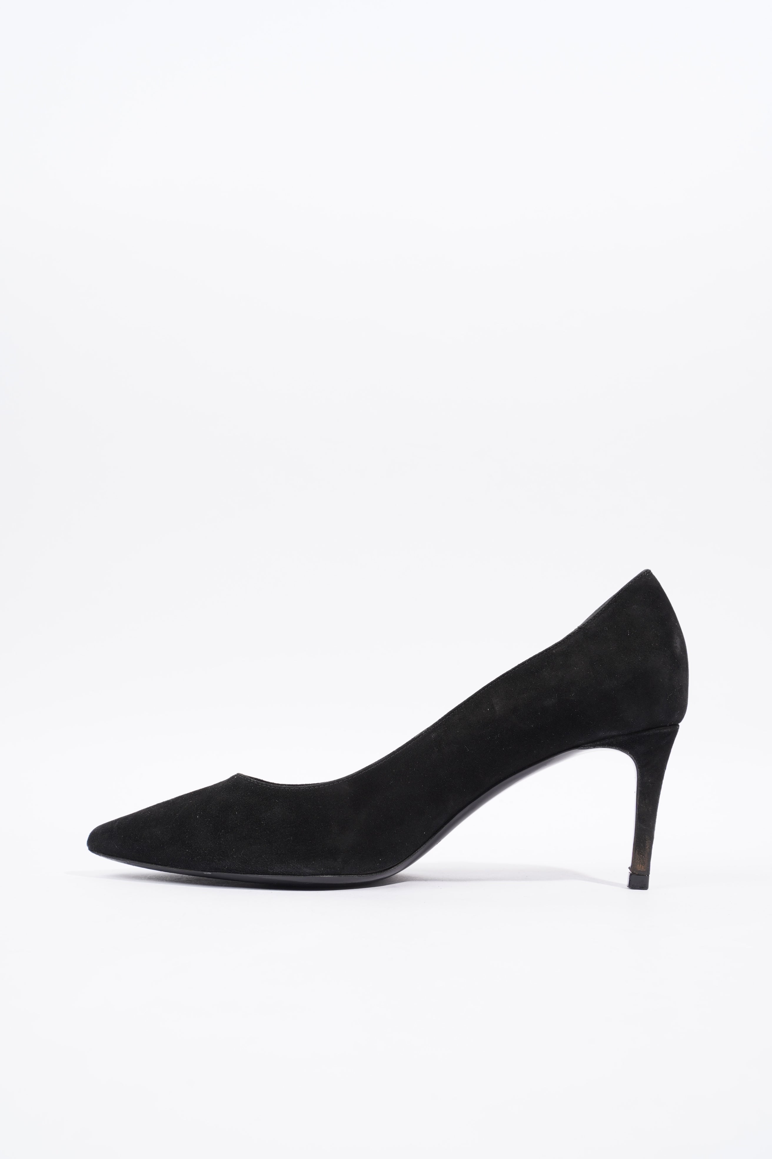 Saint Laurent Pump 60 Black Suede EU 38 UK 5