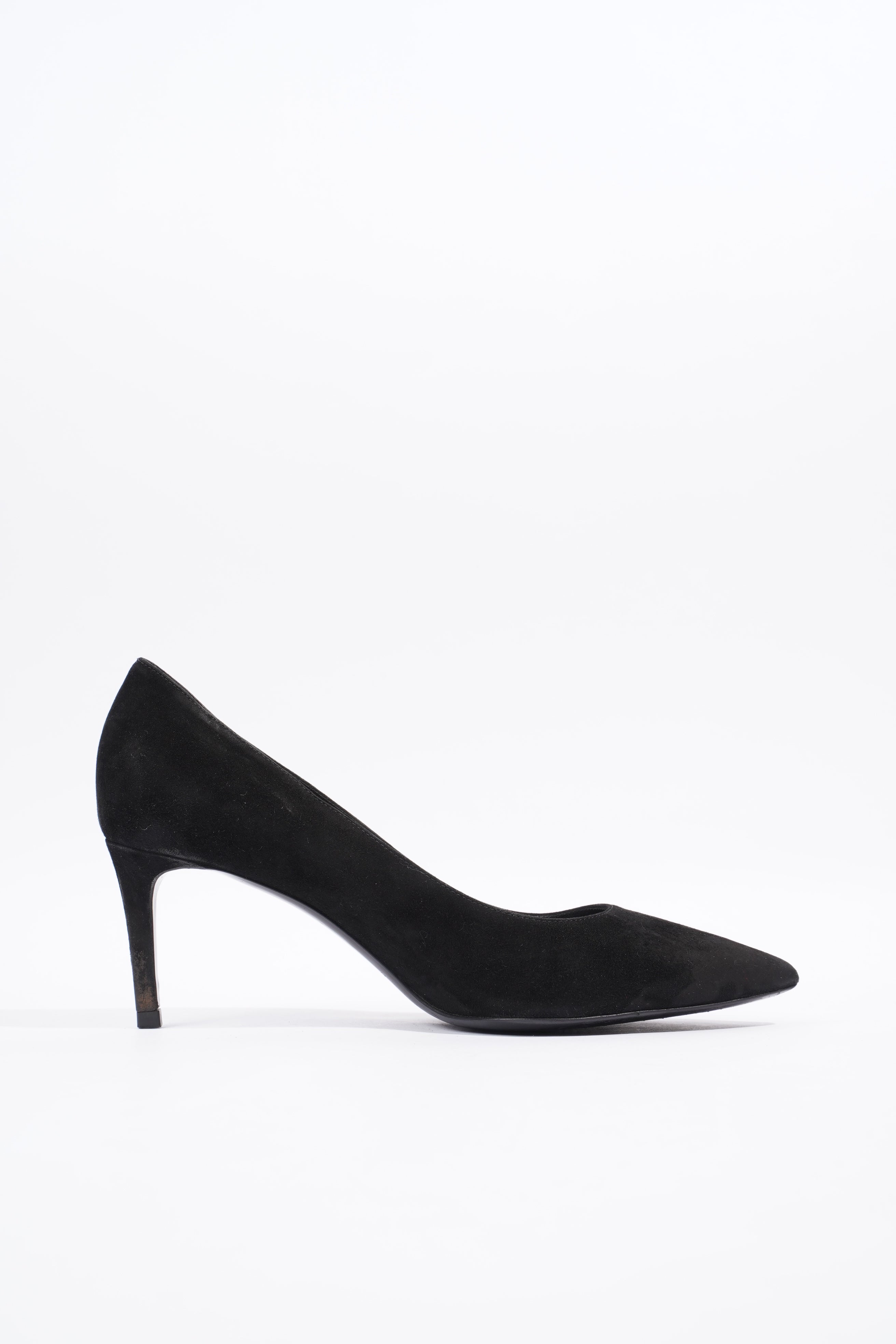 Saint Laurent Pump 60 Black Suede EU 38 UK 5