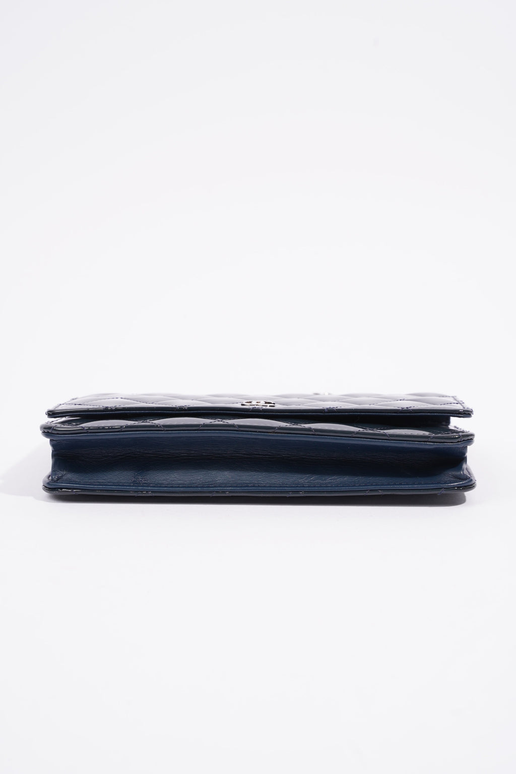 Chanel Wallet On Chain Midnight Blue Patent Leather