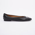 Chanel Ballet Flat Black Leather EU 41.5 UK 8.5