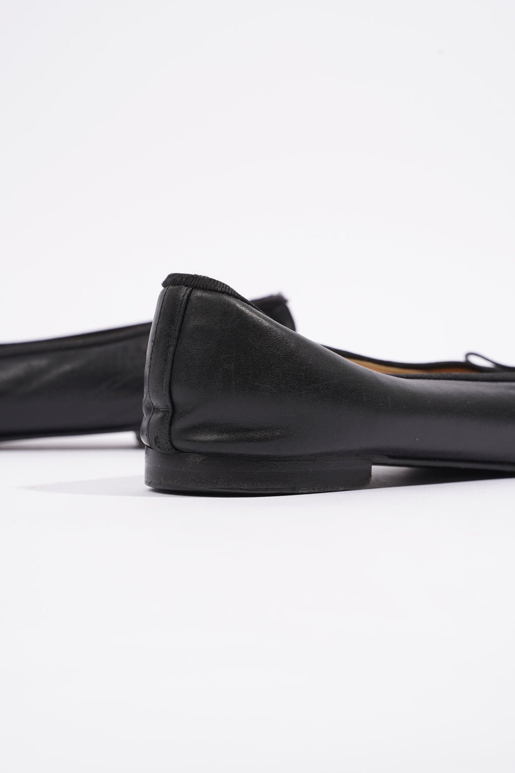 Chanel Ballet Flat Black Leather EU 41.5 UK 8.5