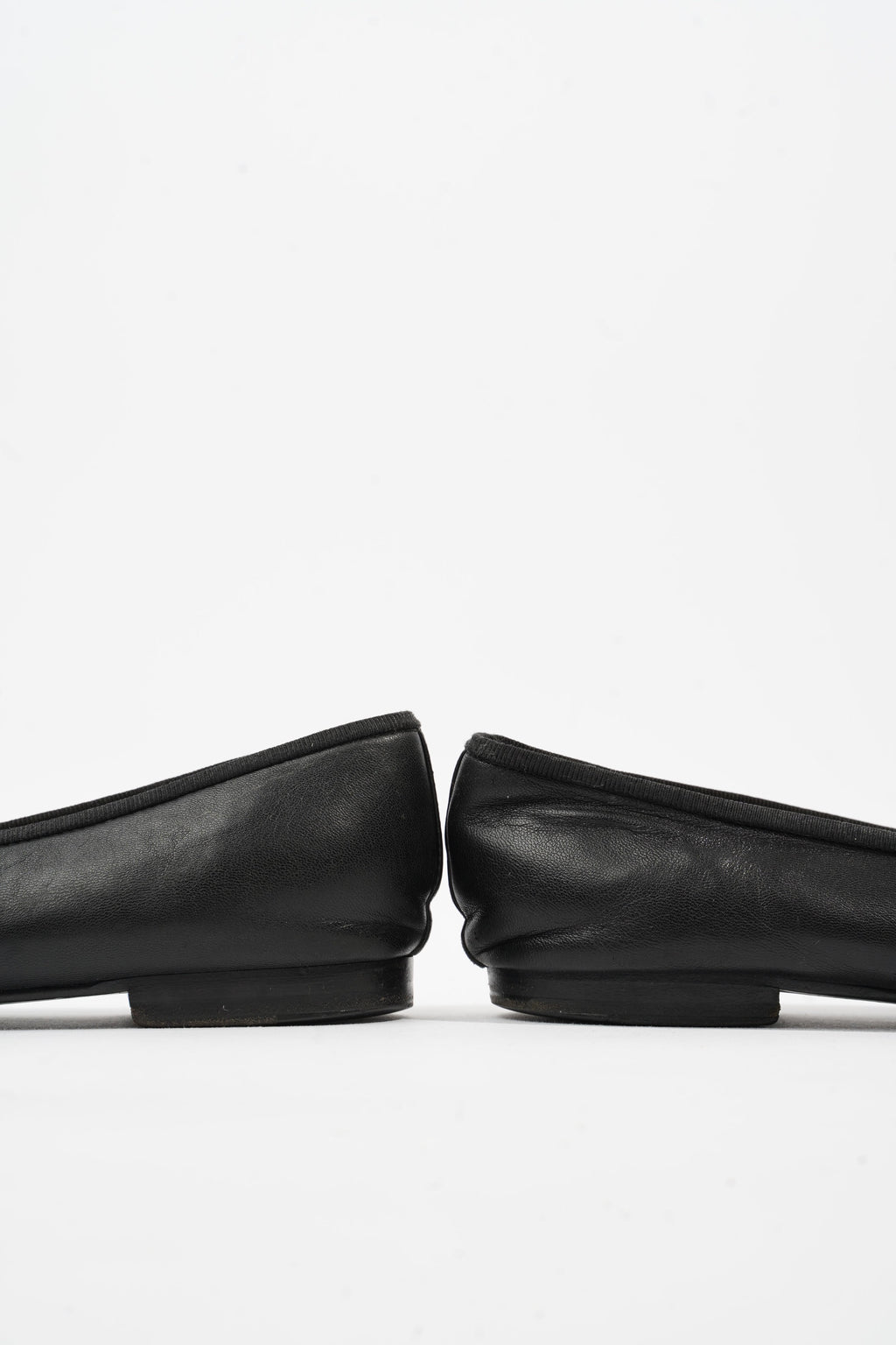 Chanel Ballet Flat Black Leather EU 41.5 UK 8.5