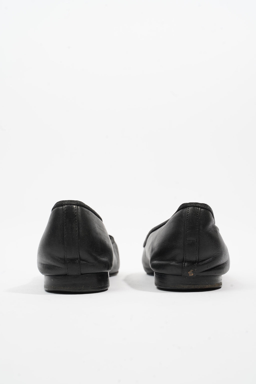 Chanel Ballet Flat Black Leather EU 41.5 UK 8.5