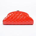 Chanel Timeless Clutch Red Patent Leather