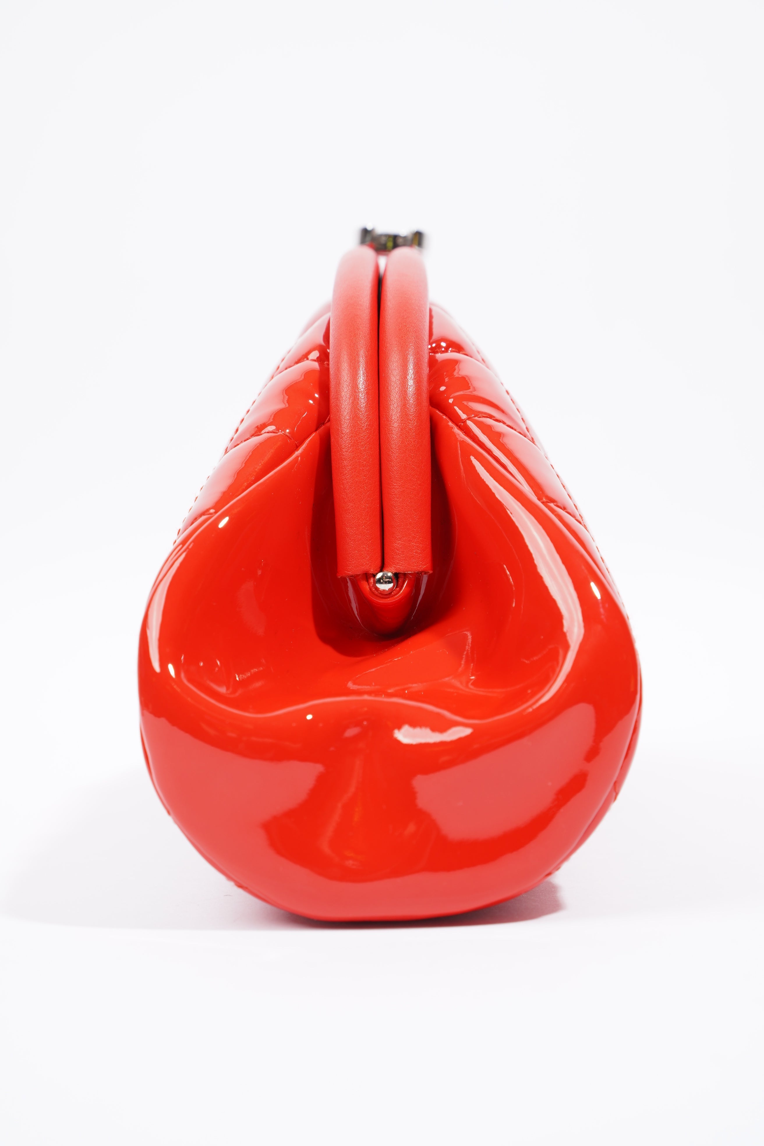 Chanel Timeless Clutch Red Patent Leather