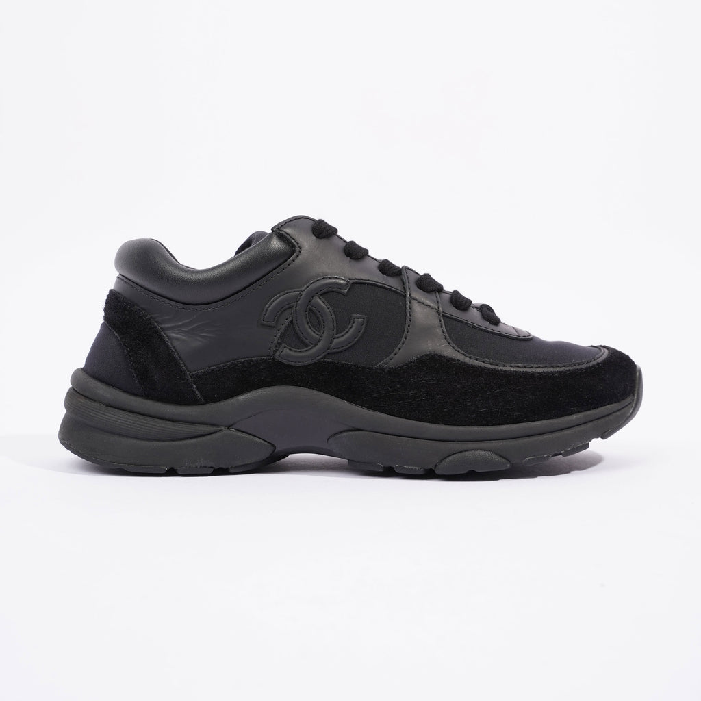 Chanel CC Runner Black Suede EU 36 UK 3