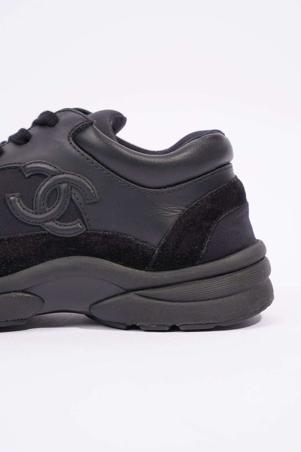Chanel CC Runner Black Suede EU 36 UK 3