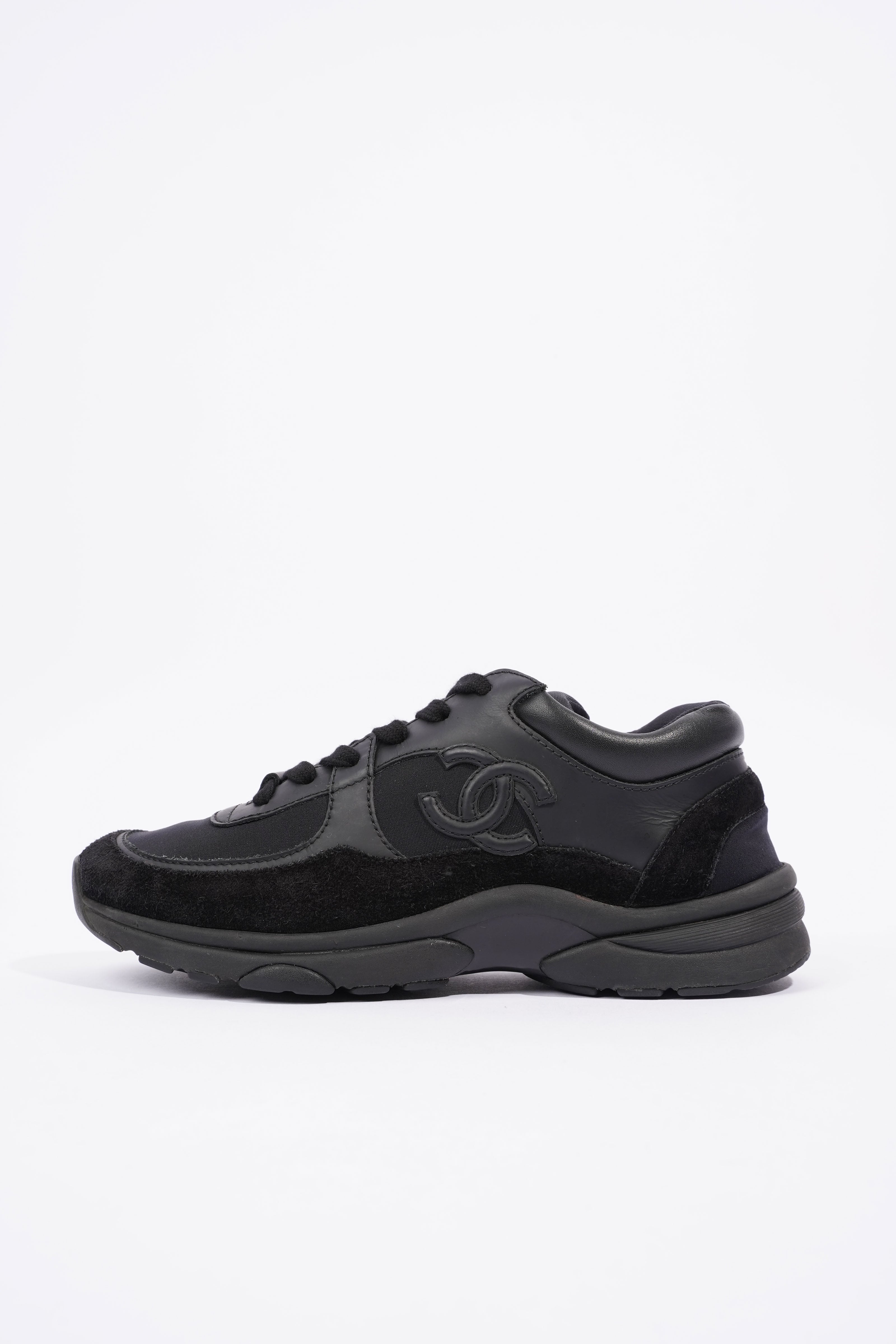 Chanel CC Runner Black Suede EU 36 UK 3