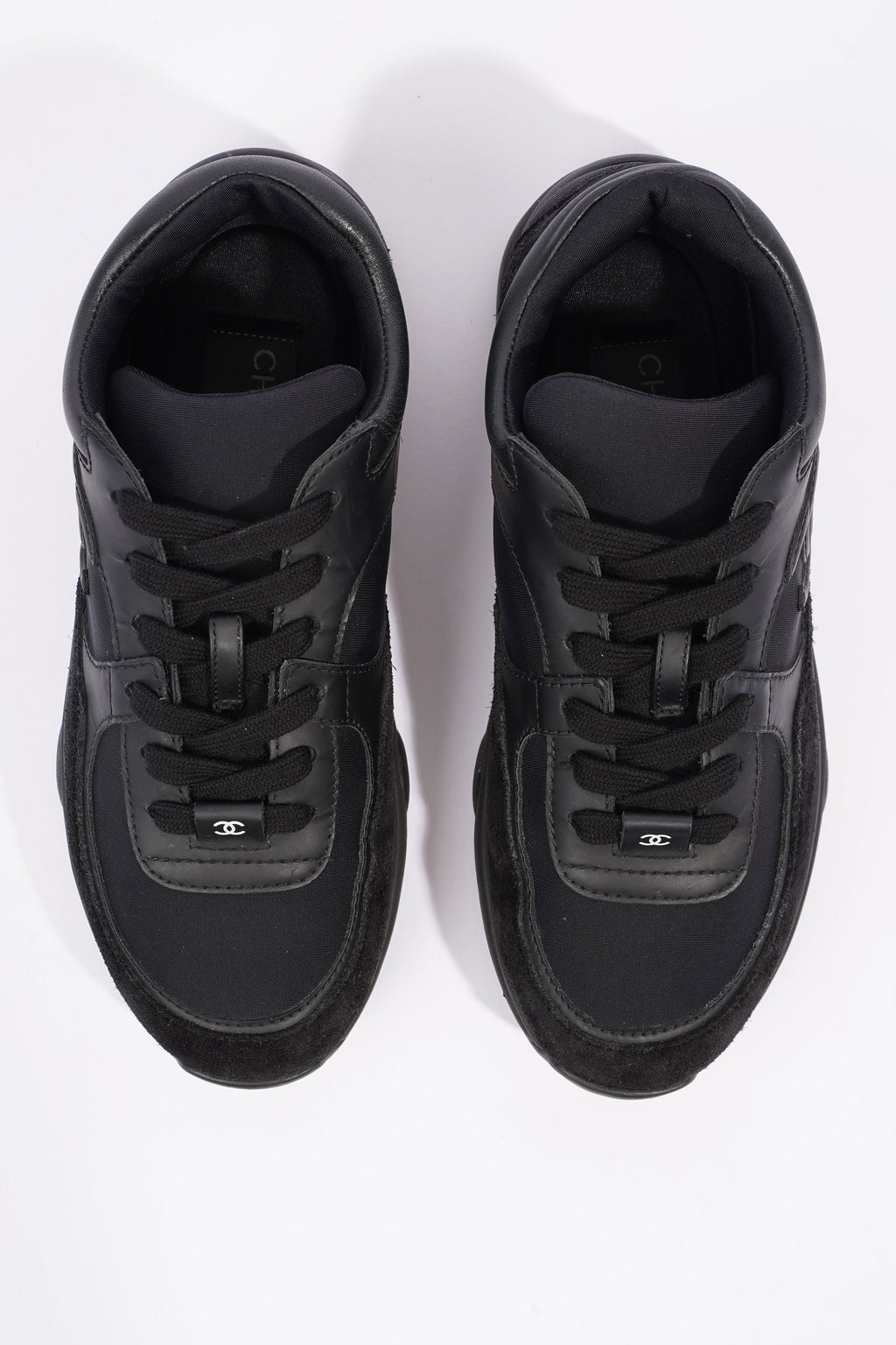 Chanel CC Runner Black Suede EU 36 UK 3