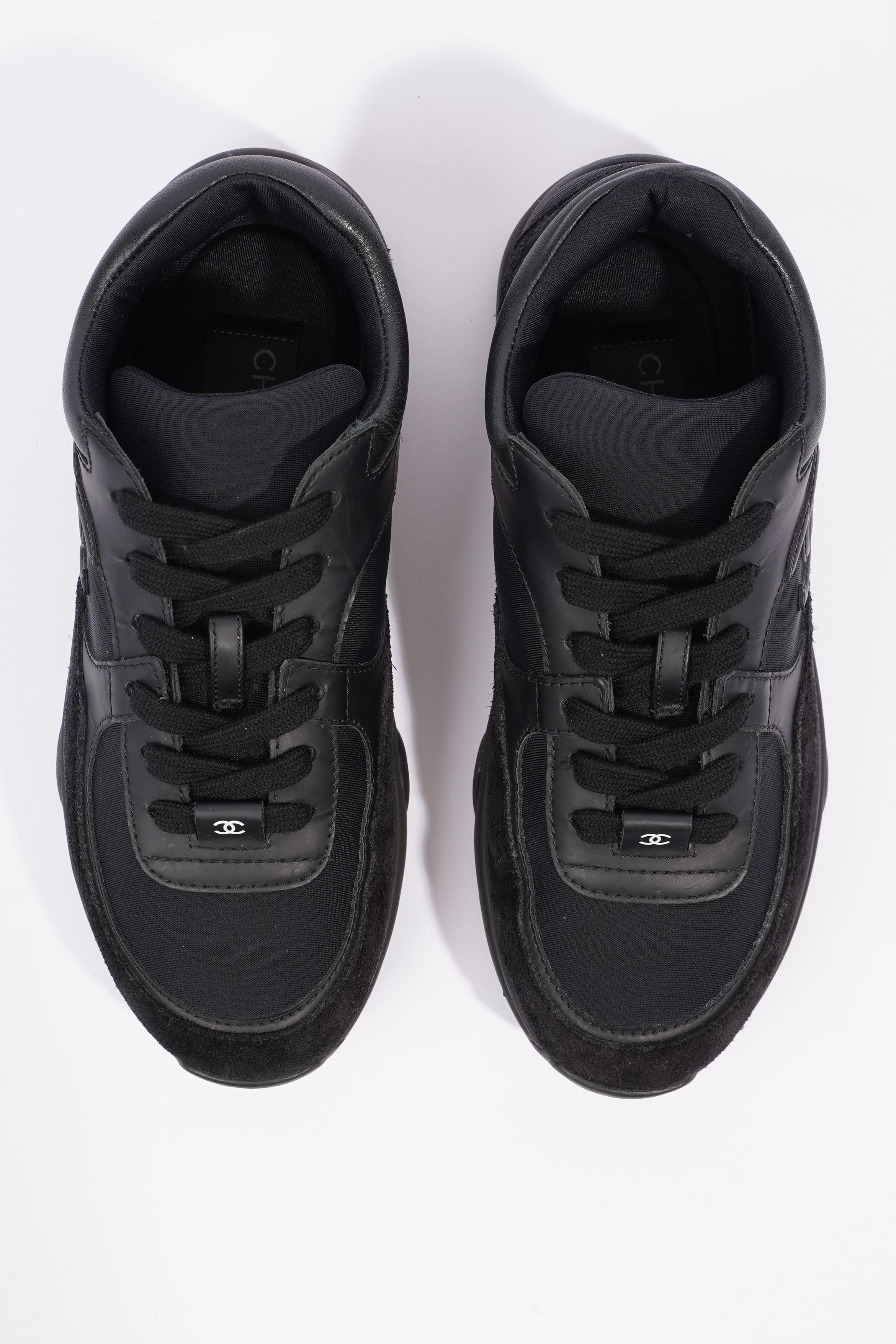 Chanel CC Runner Black Suede EU 36 UK 3