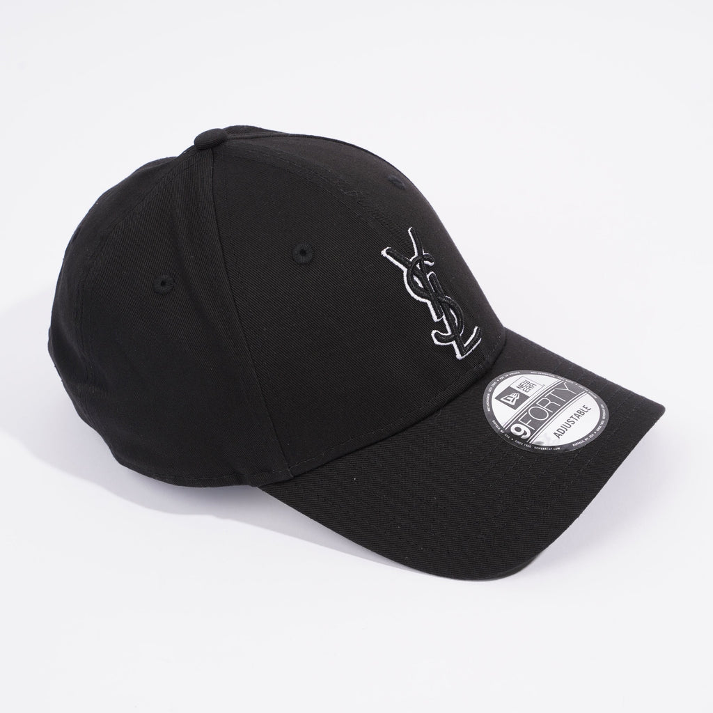 Saint Laurent YSL Logo Cap Black Cotton 56cm - 62cm