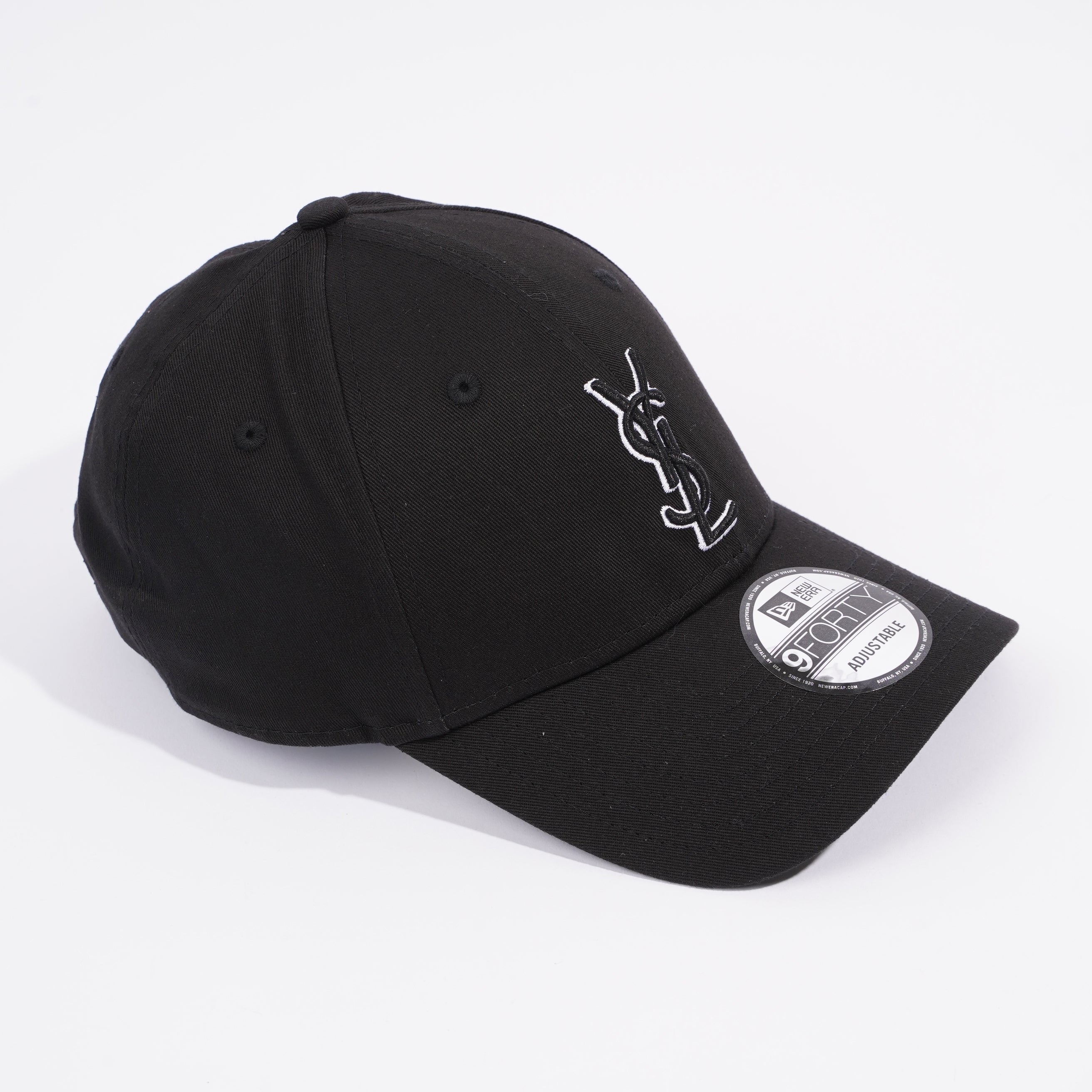 Saint Laurent YSL Logo Cap Black Cotton 56cm - 62cm