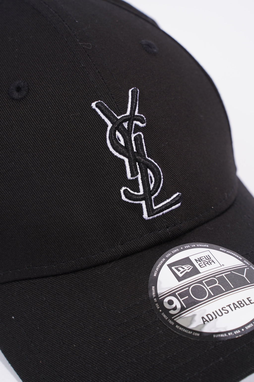 Saint Laurent YSL Logo Cap Black Cotton 56cm - 62cm