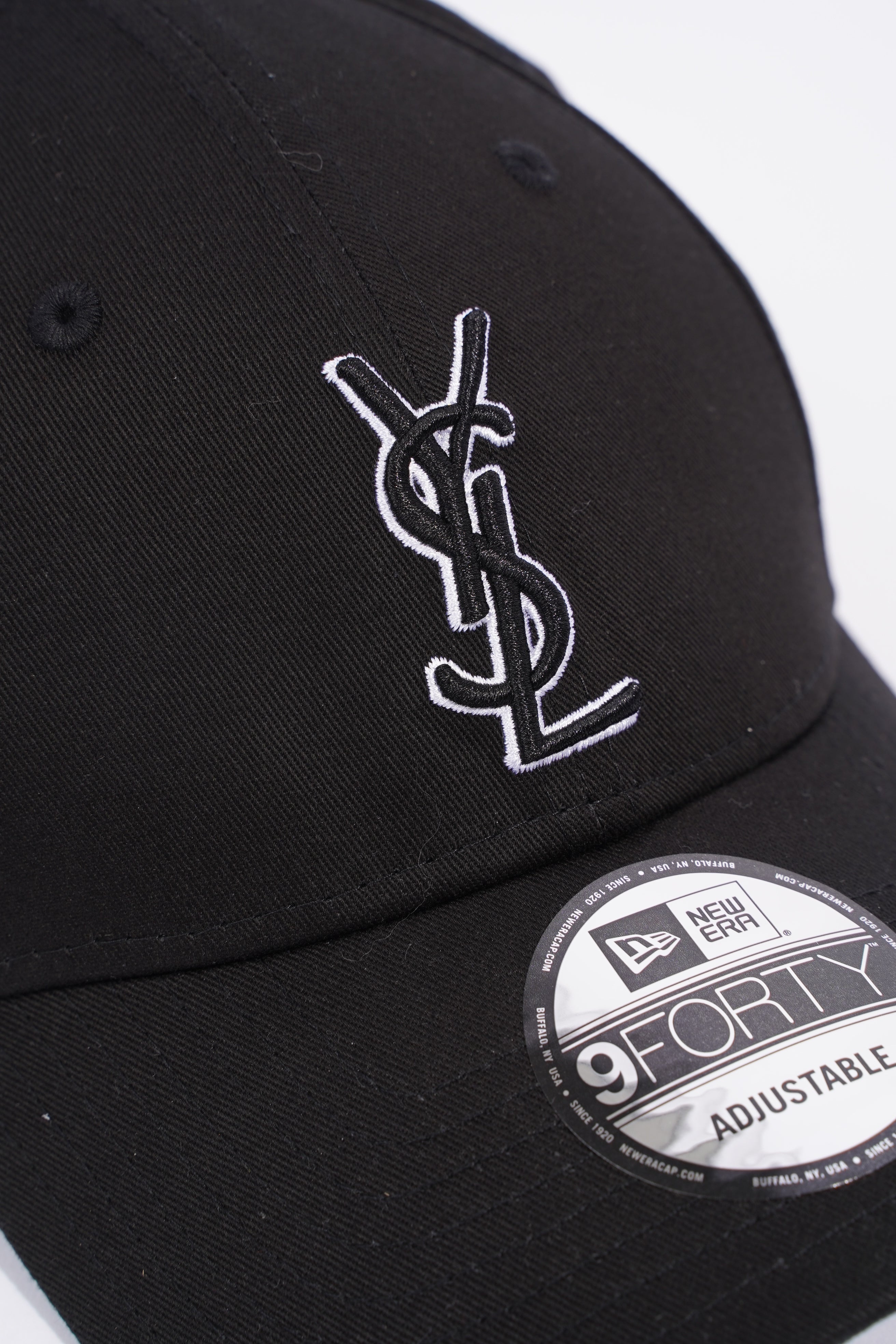 Saint Laurent YSL Logo Cap Black Cotton 56cm - 62cm