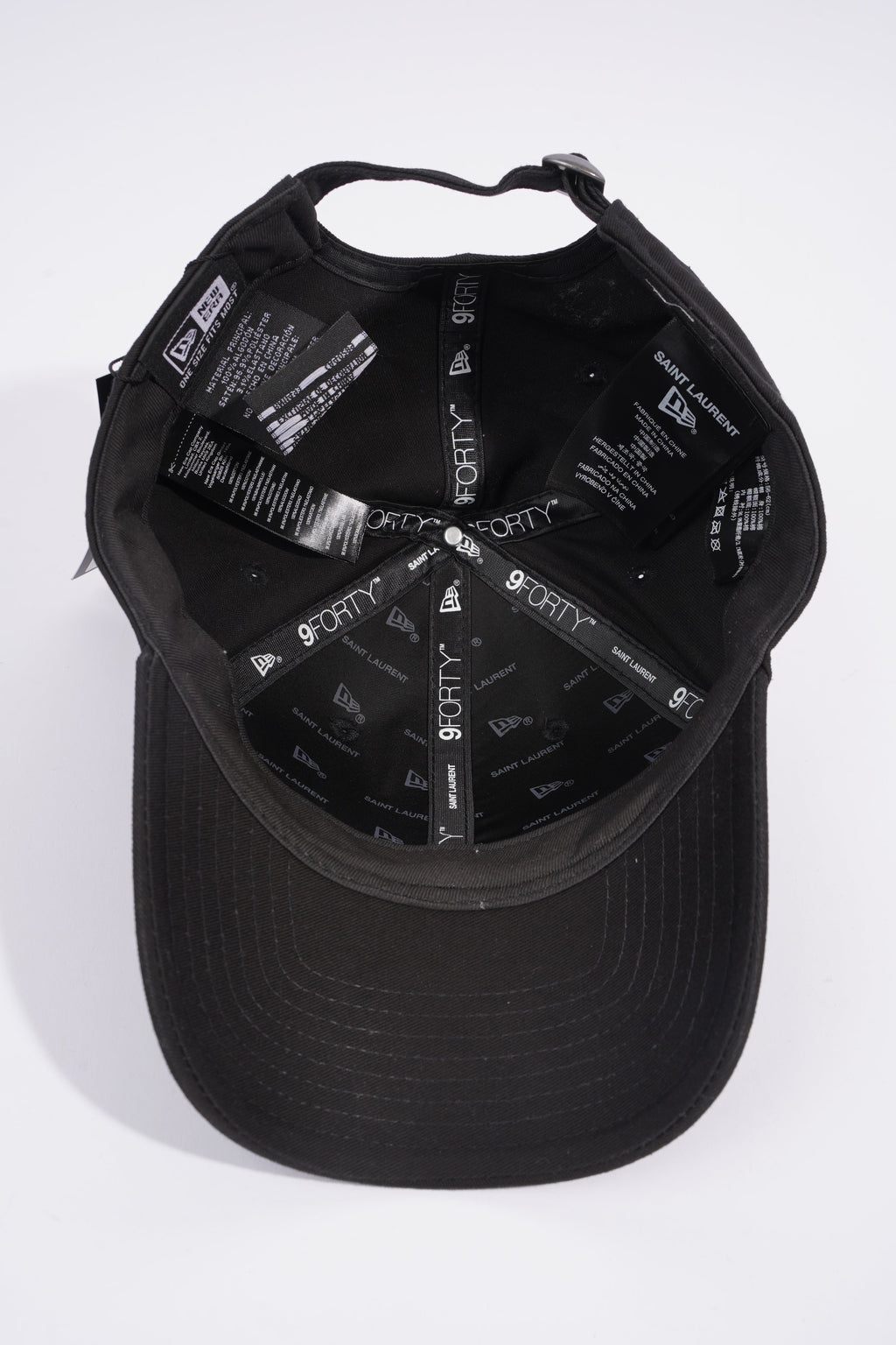 Saint Laurent YSL Logo Cap Black Cotton 56cm - 62cm