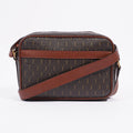 Saint Laurent Le Monogramme Camera Chestnut Cassandre Canvas Coated Canvas