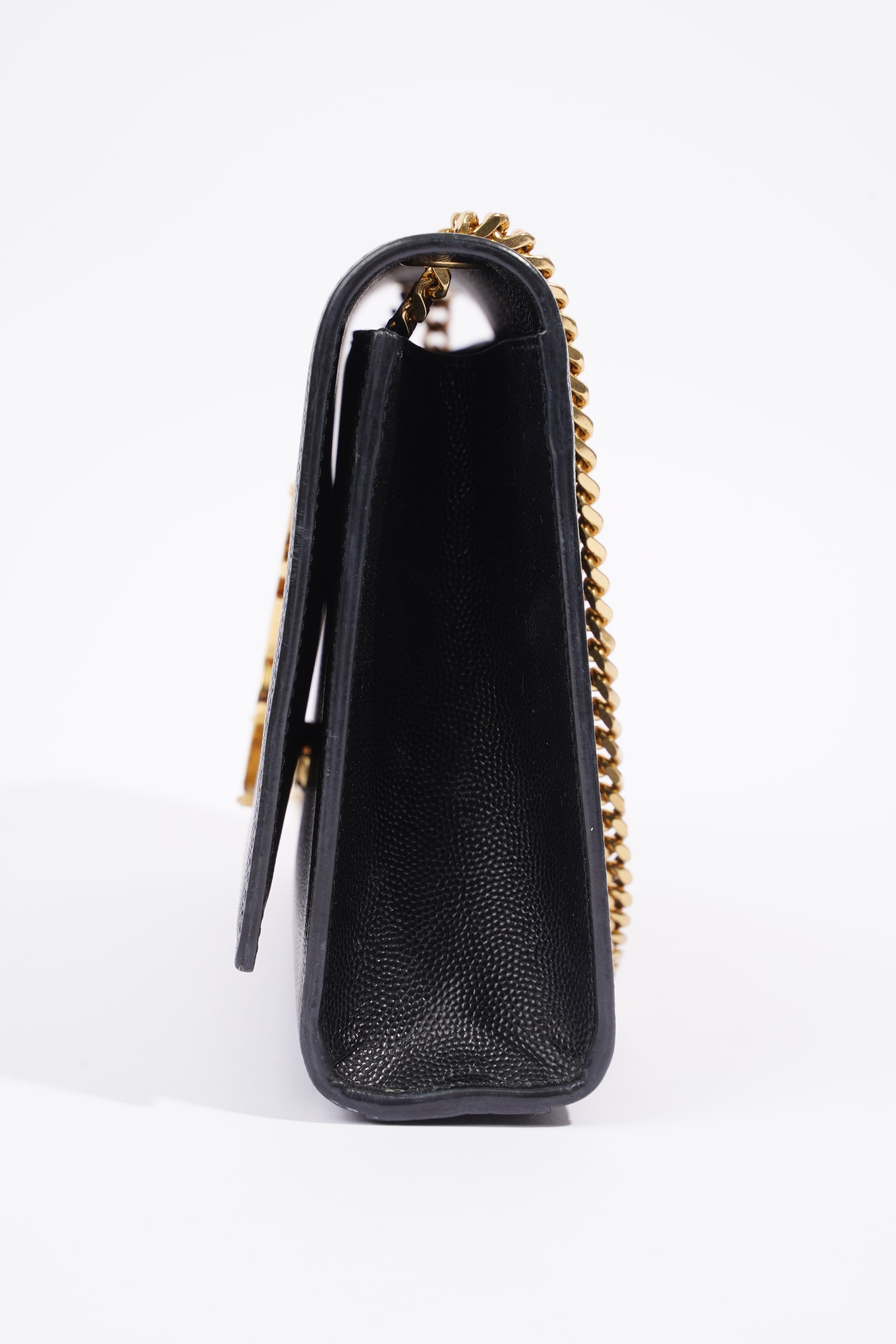 Saint Laurent Kate Black Leather Medium
