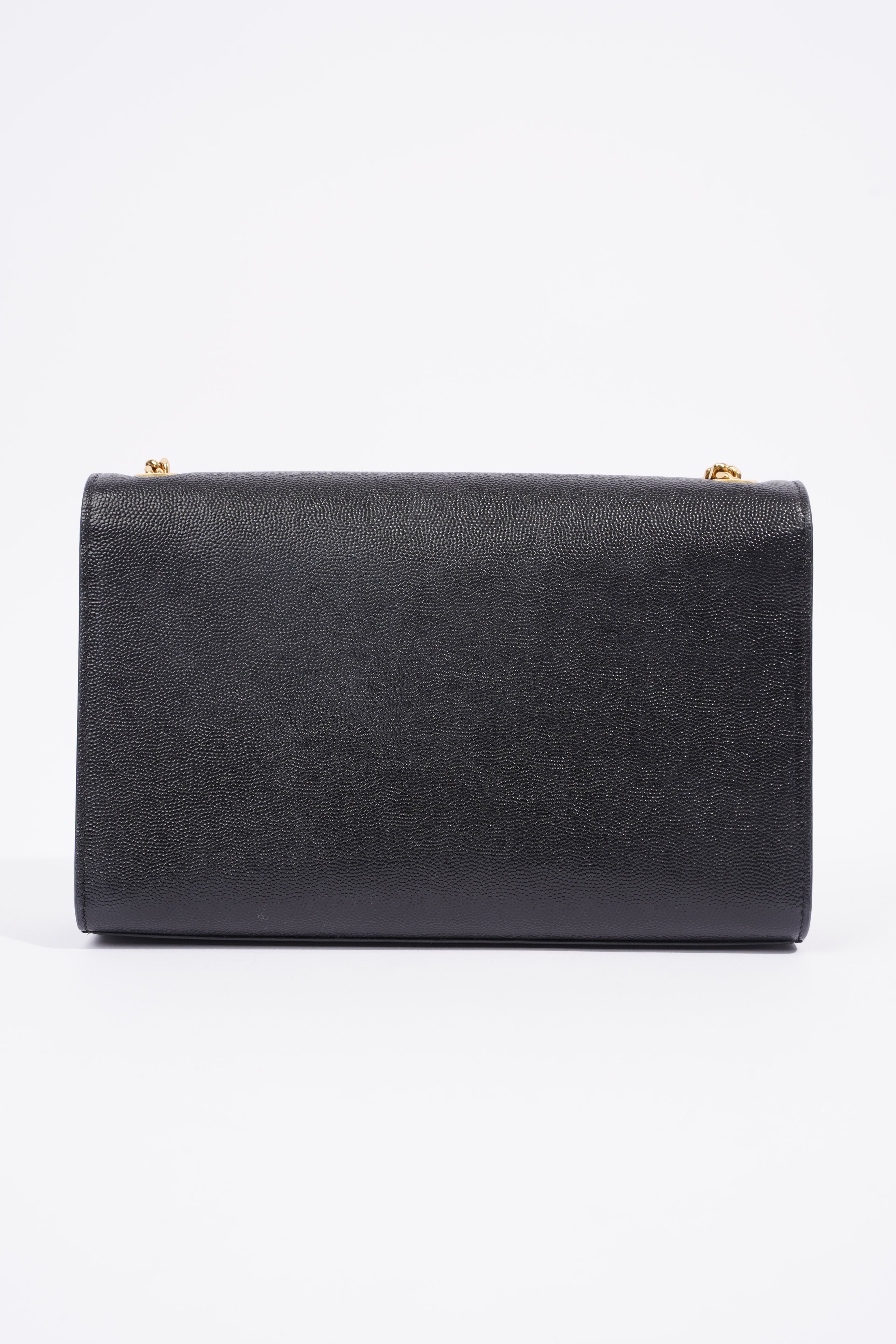 Saint Laurent Kate Black Leather Medium