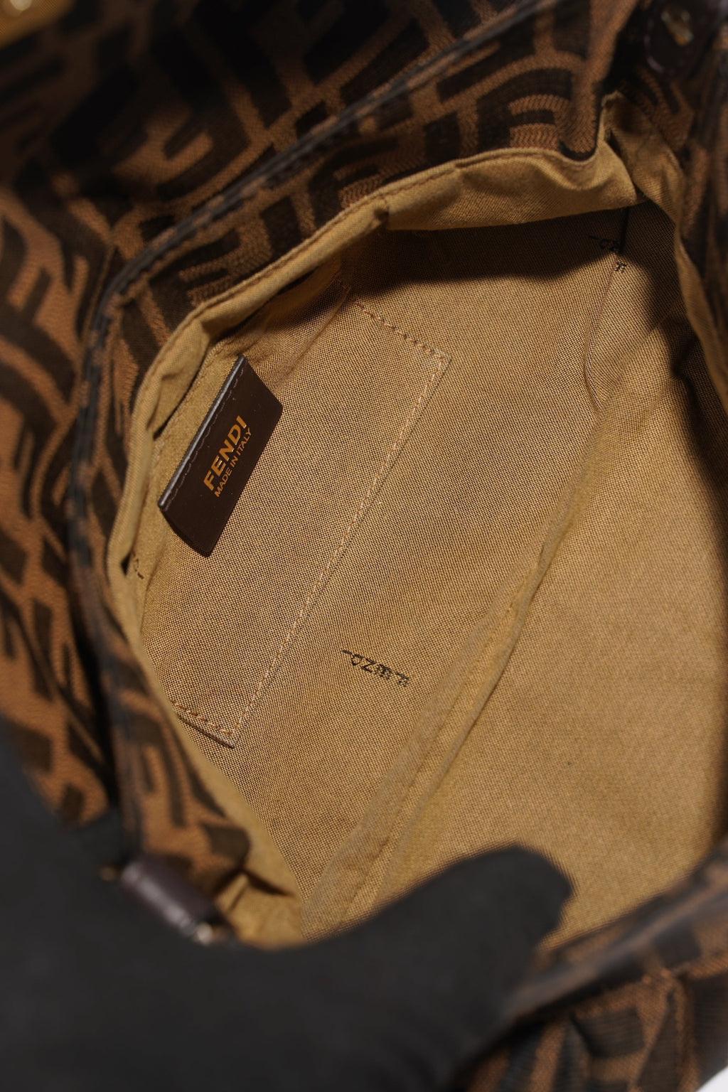 Fendi Medium Chef Fendi Zucca Brown Canvas