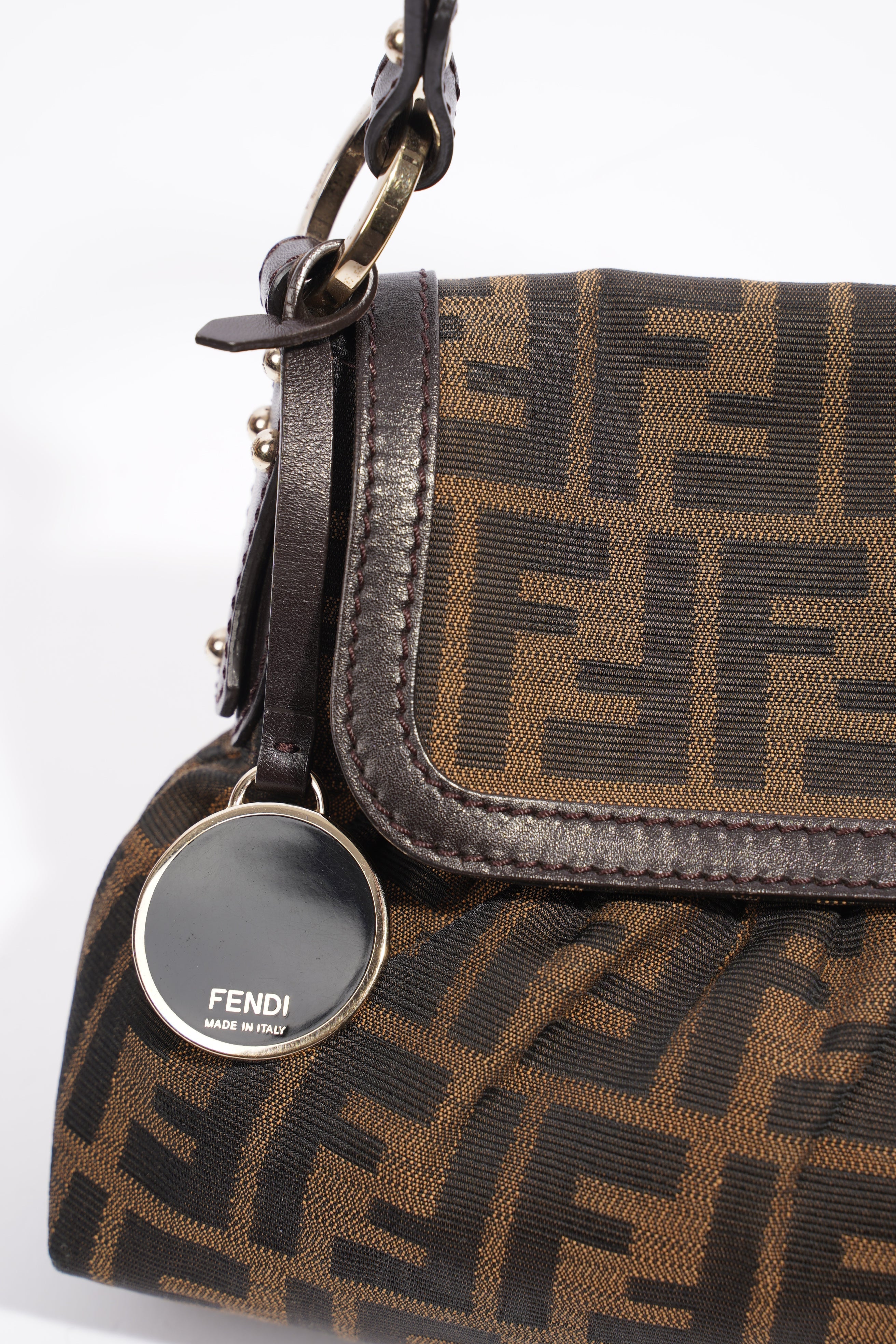 Fendi Medium Chef Fendi Zucca Brown Canvas