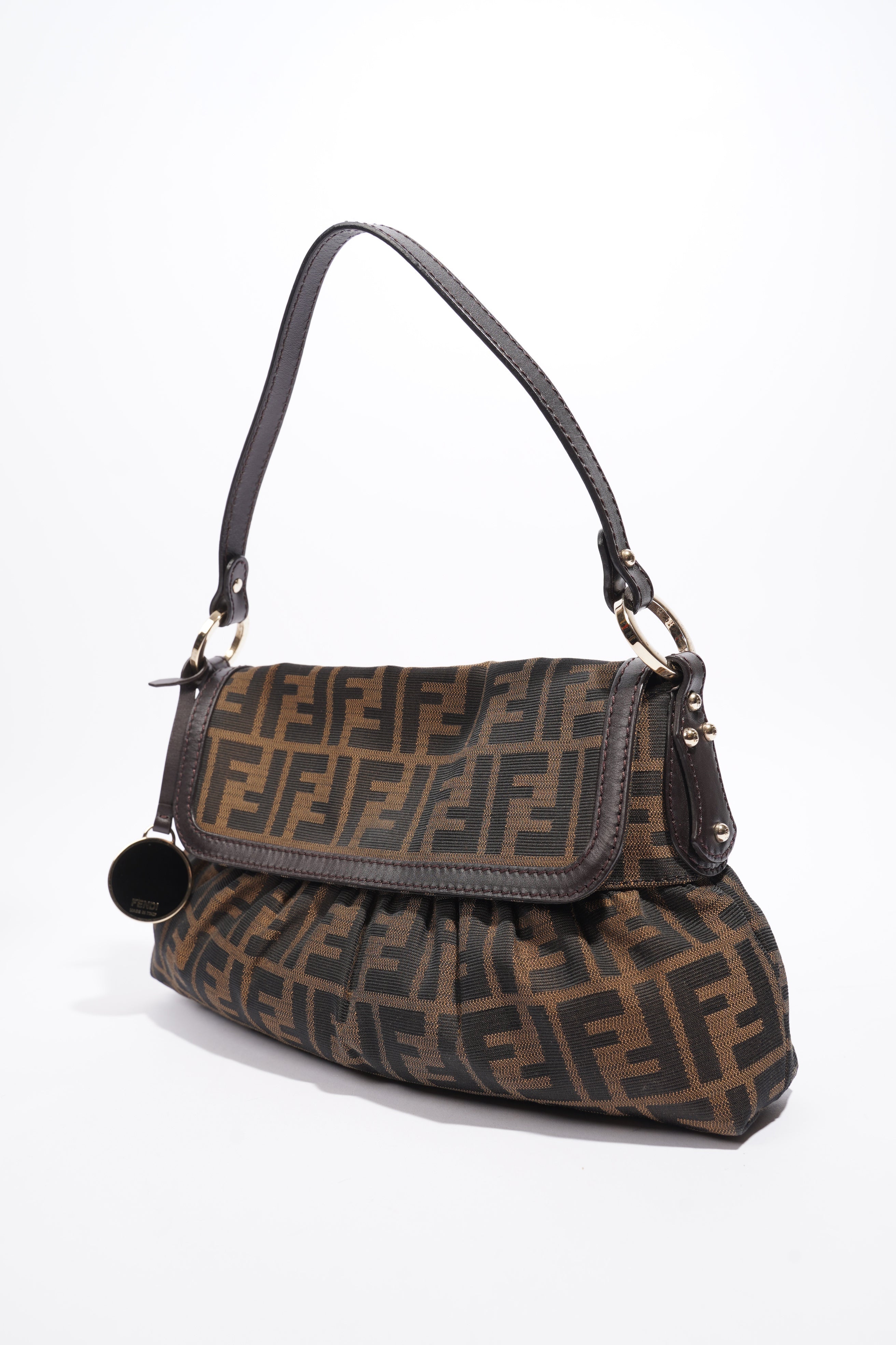 Fendi Medium Chef Fendi Zucca Brown Canvas