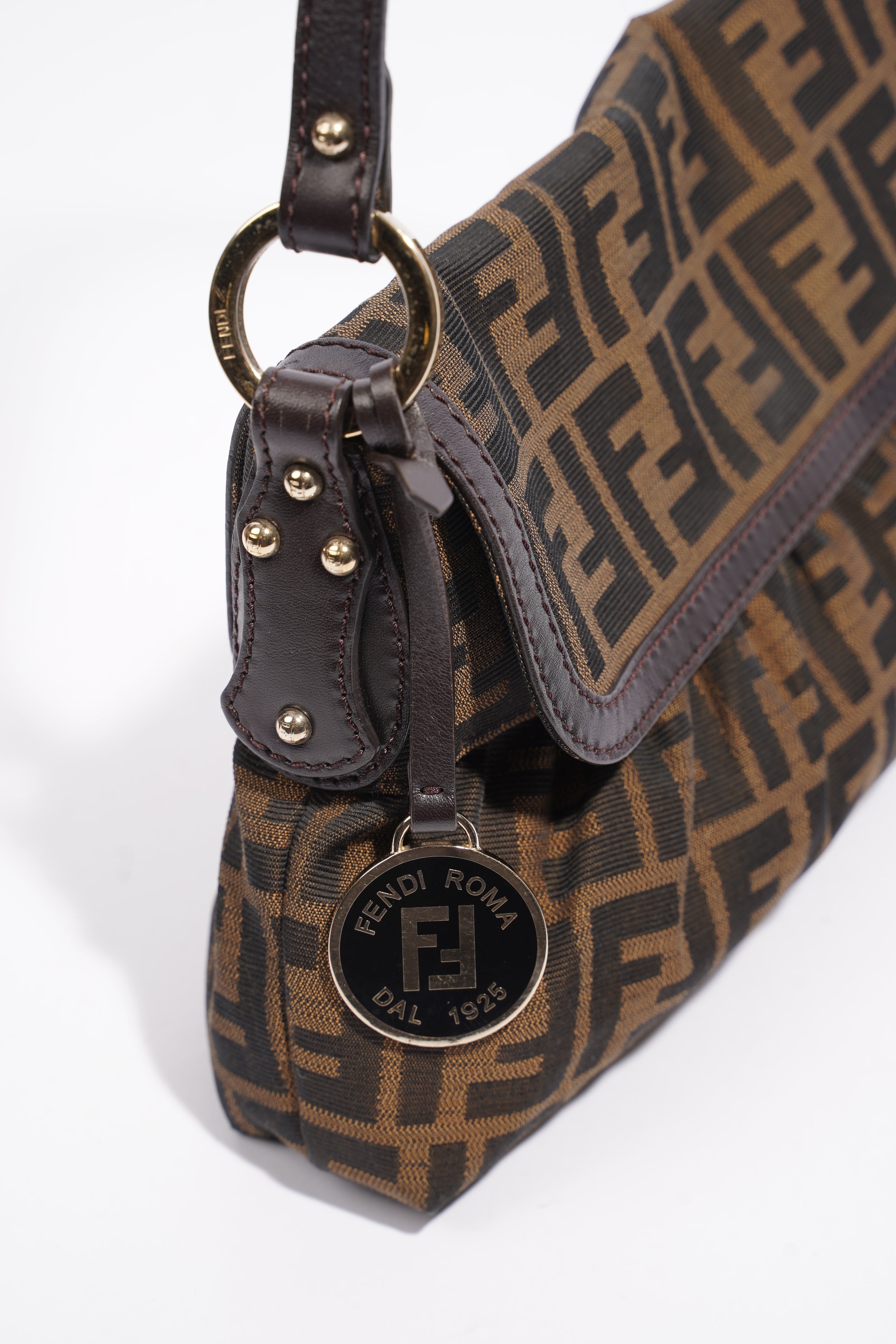 Fendi Medium Chef Fendi Zucca Brown Canvas
