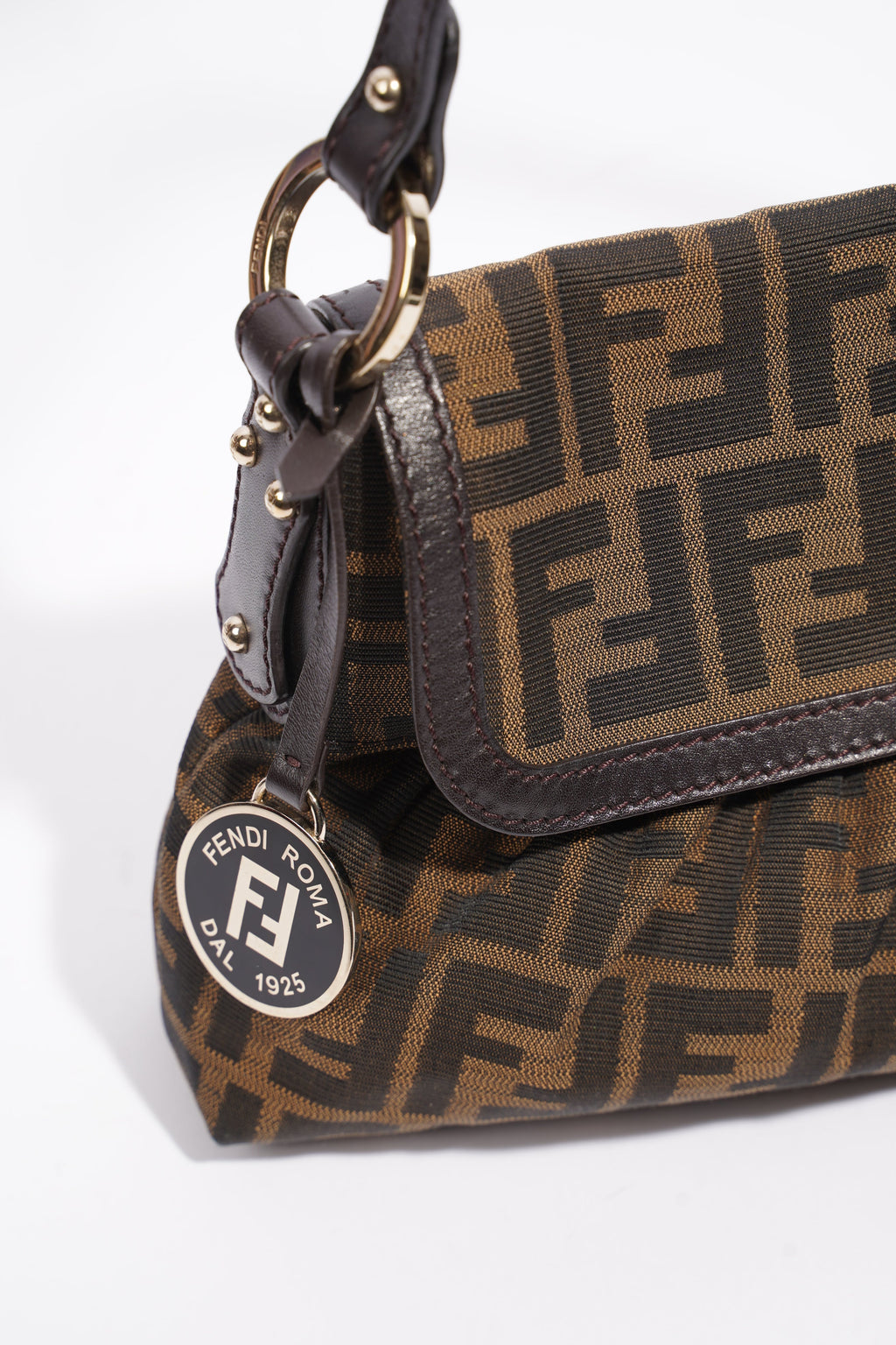Fendi Medium Chef Fendi Zucca Brown Canvas