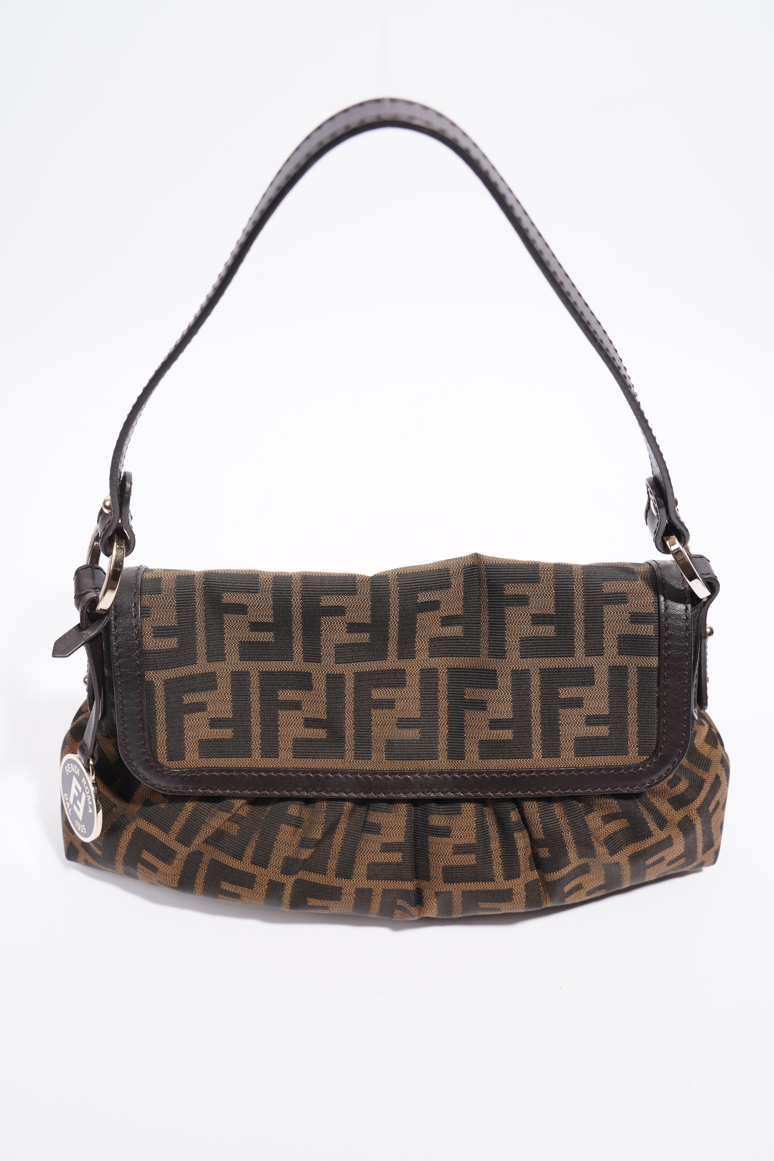 Fendi Medium Chef Fendi Zucca Brown Canvas