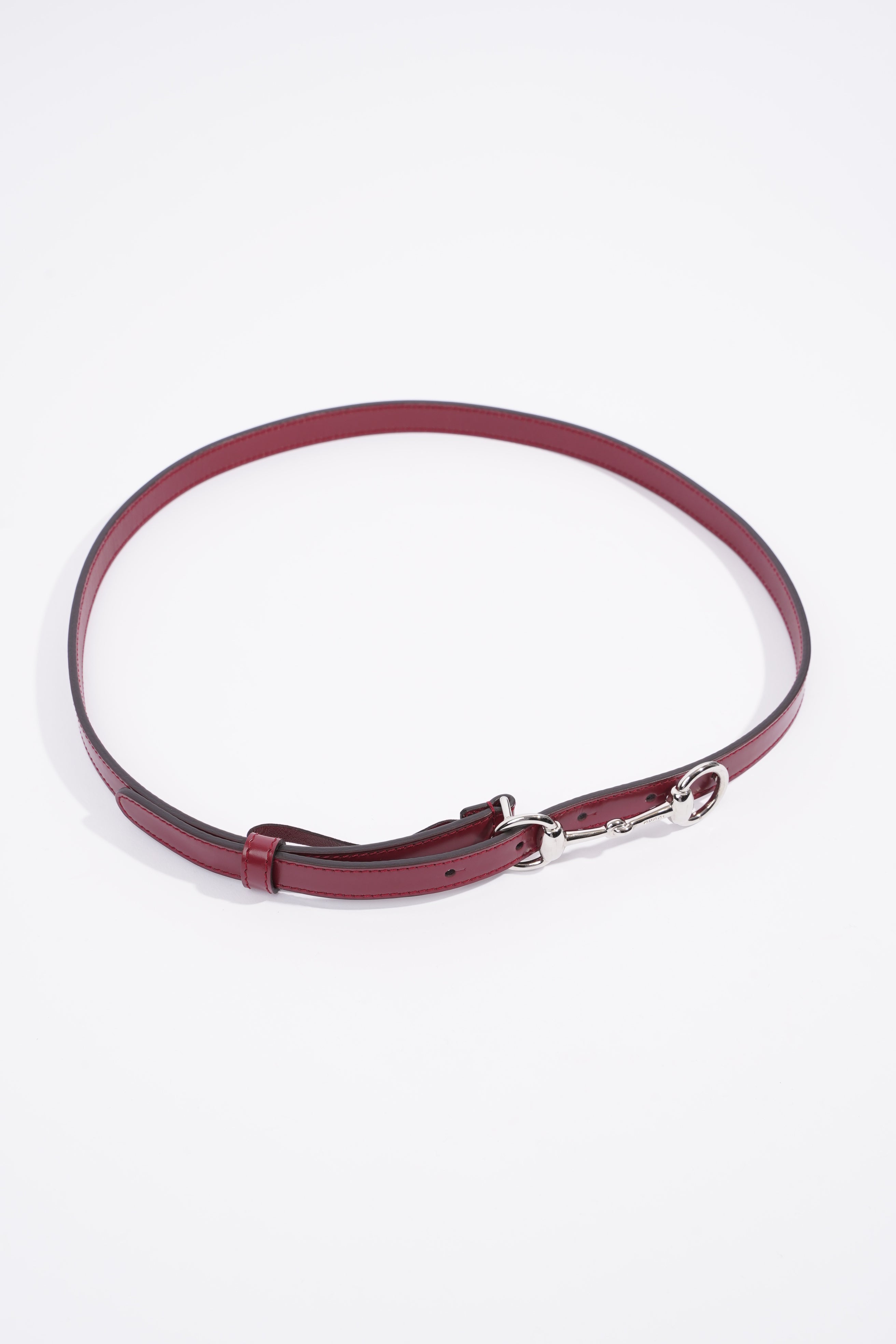 Gucci Horsebit Belt Burgundy Leather 38"