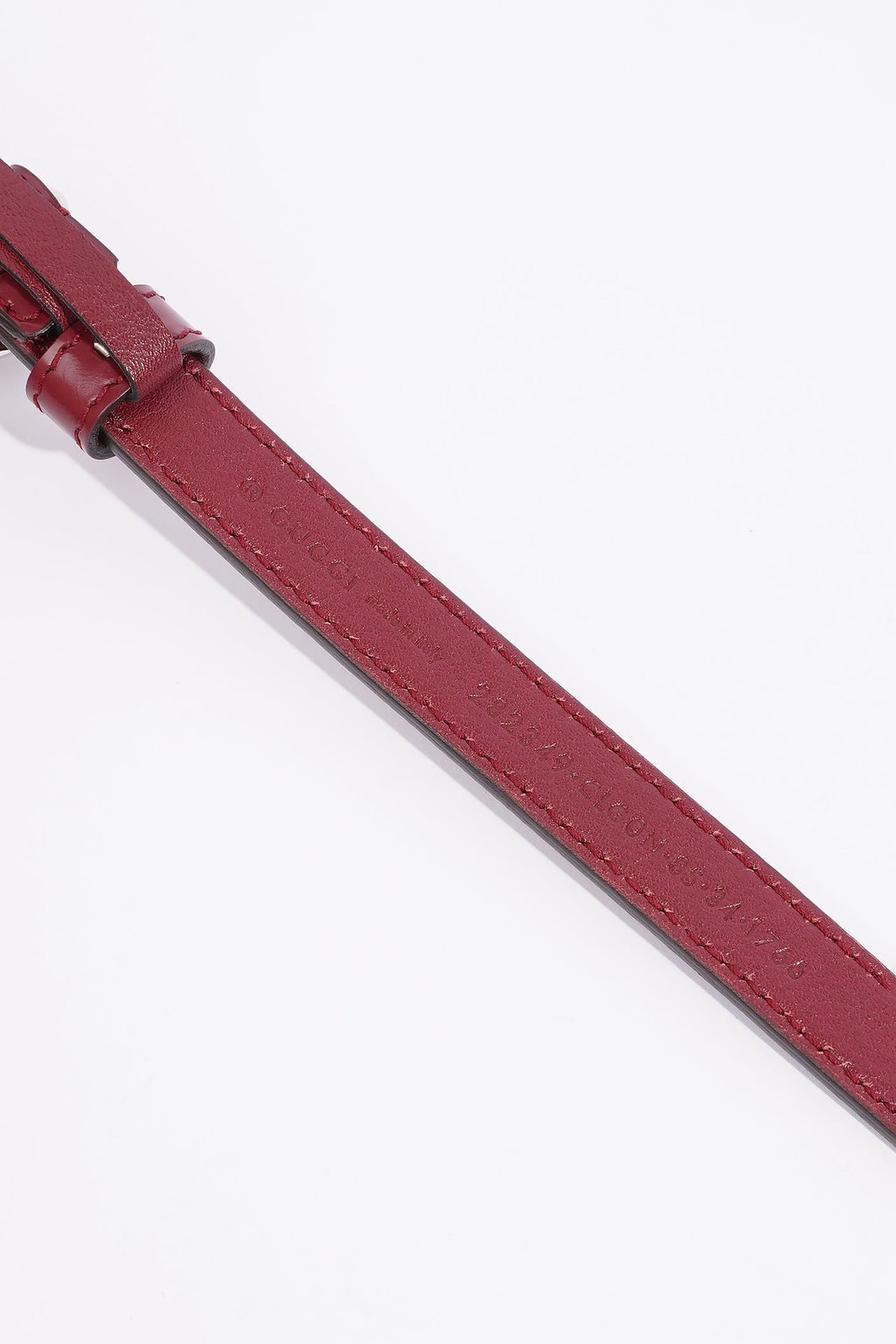Gucci Horsebit Belt Burgundy Leather 38"